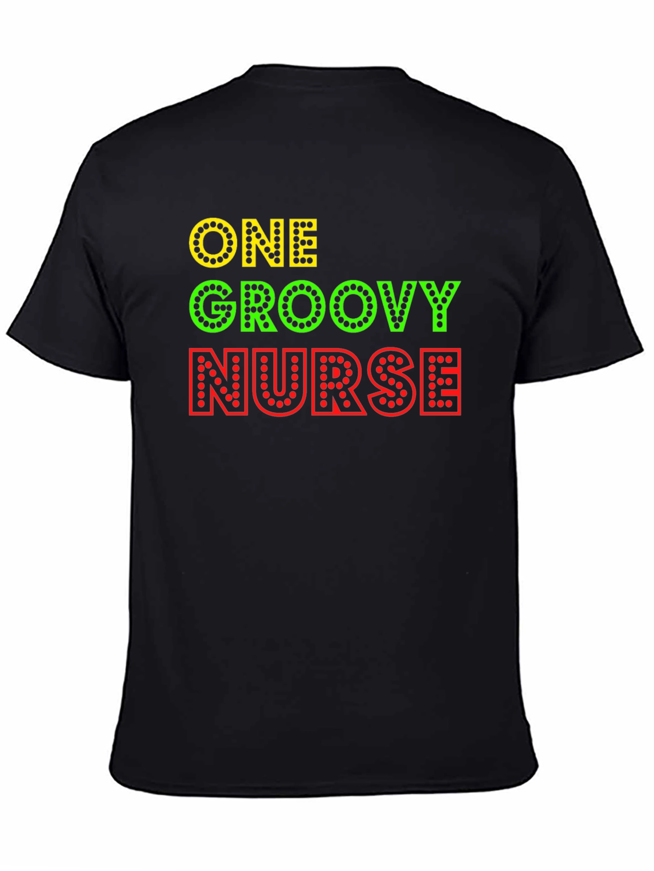 One Groovy Nurse Graphic T-Shirt