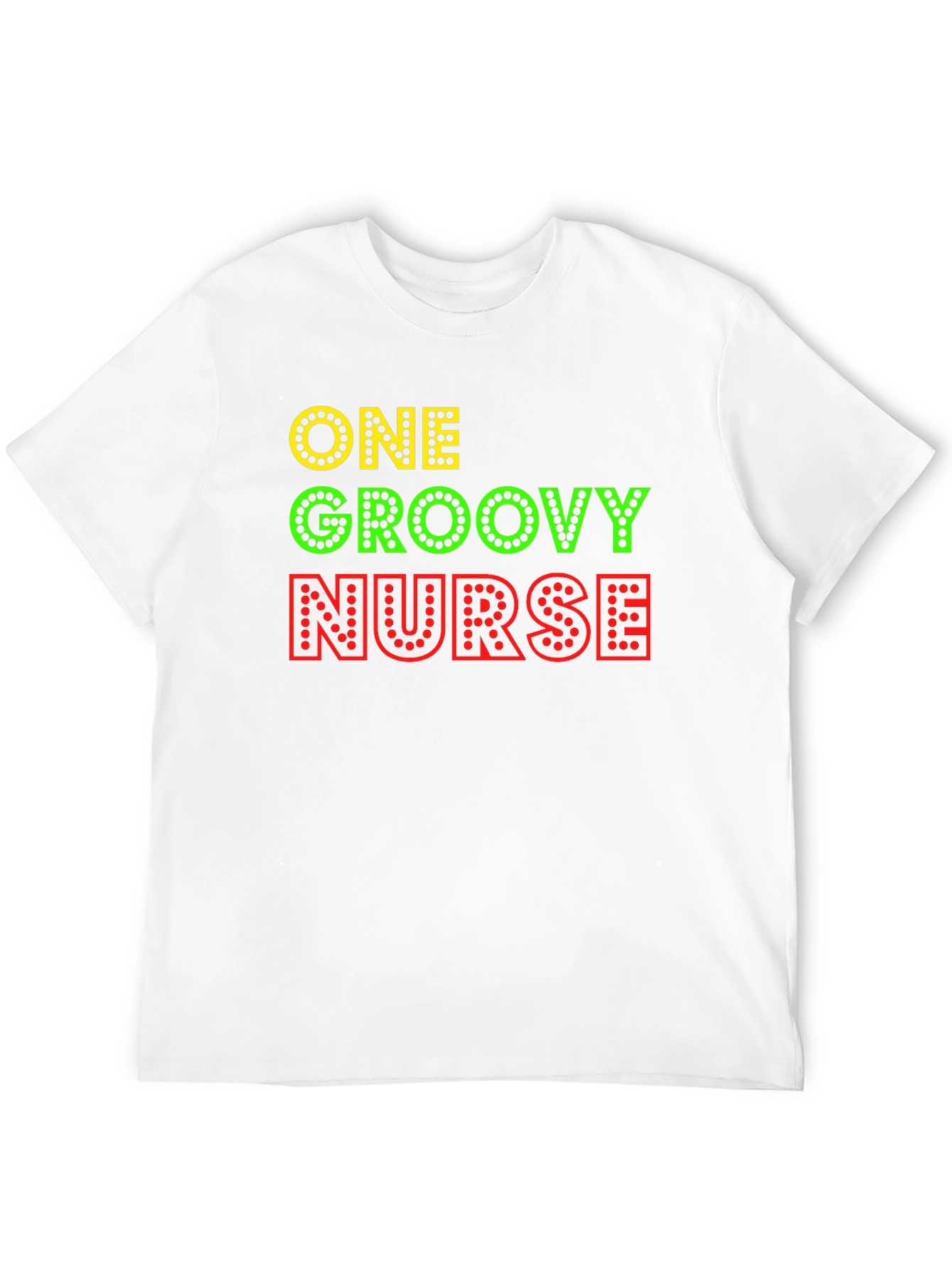 One Groovy Nurse Graphic T-Shirt
