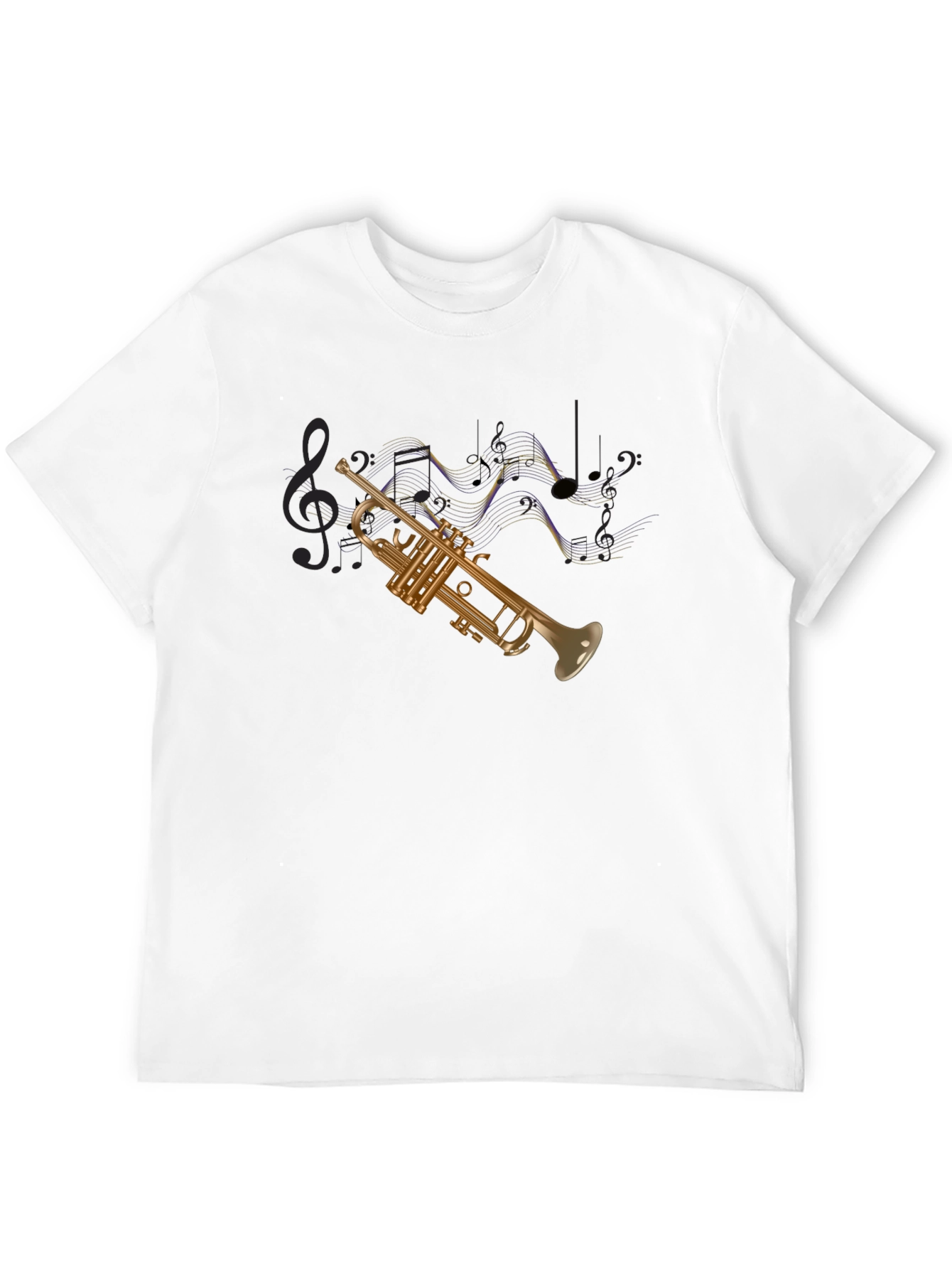 Trumpet Graphic Black T-Shirt
