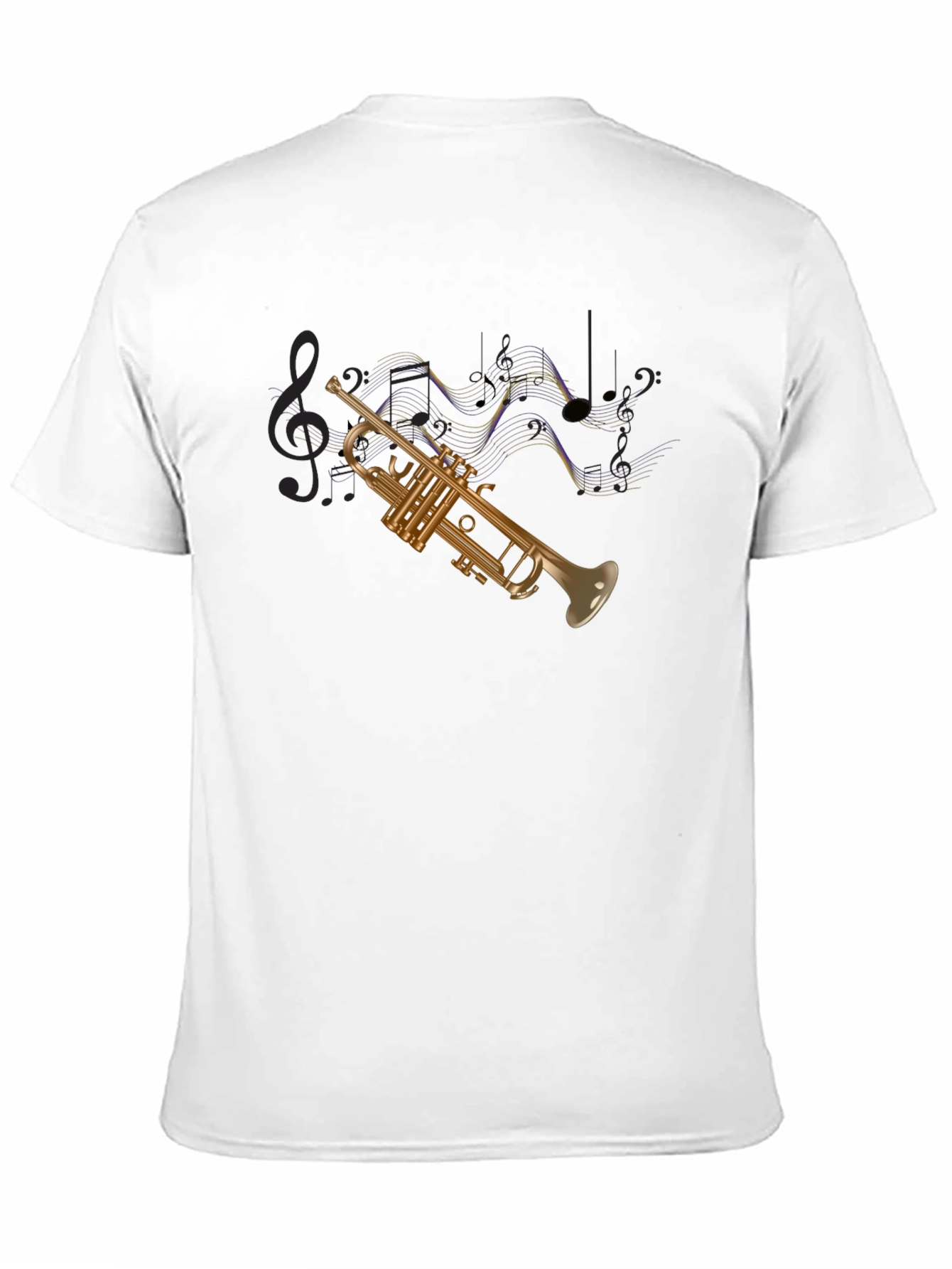 Trumpet Graphic Black T-Shirt