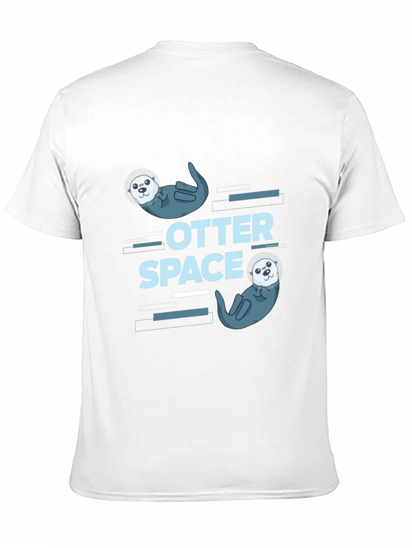 Otter Space Graphic T-Shirt - Cute Sea Otter Design