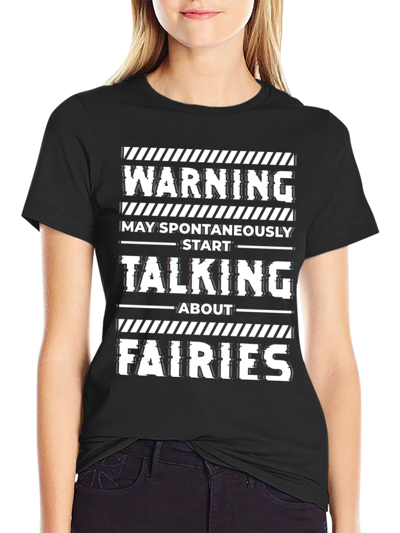 Warning: May Spontaneously Talk About Fairies T-Shirt