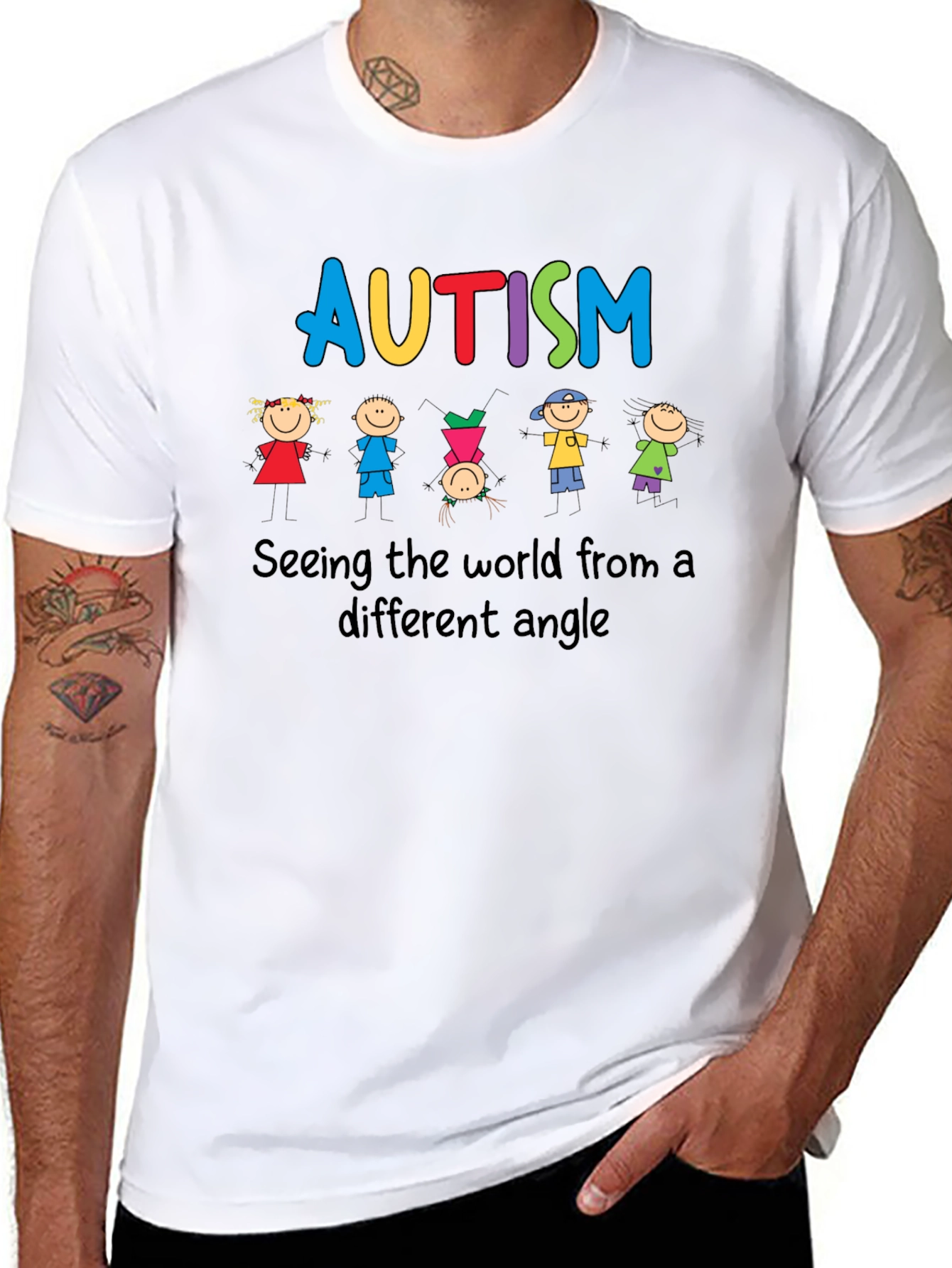 Autism Awareness T-Shirt - Seeing the World Differently