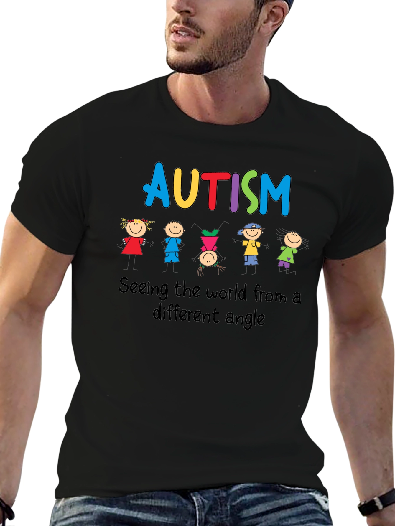 Autism Awareness T-Shirt - Seeing the World Differently