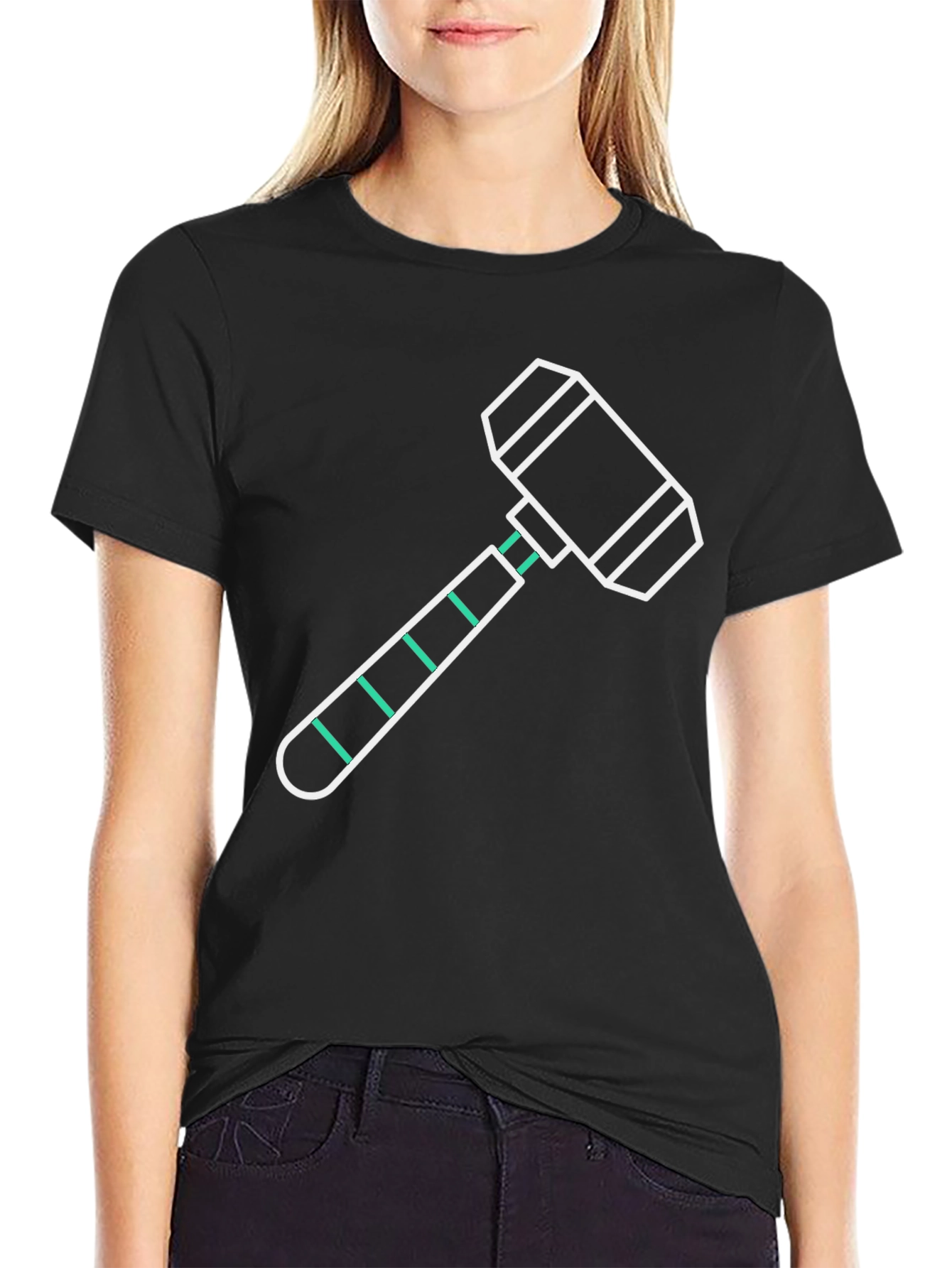 Hammer Graphic Tee - Modern Minimalist Design