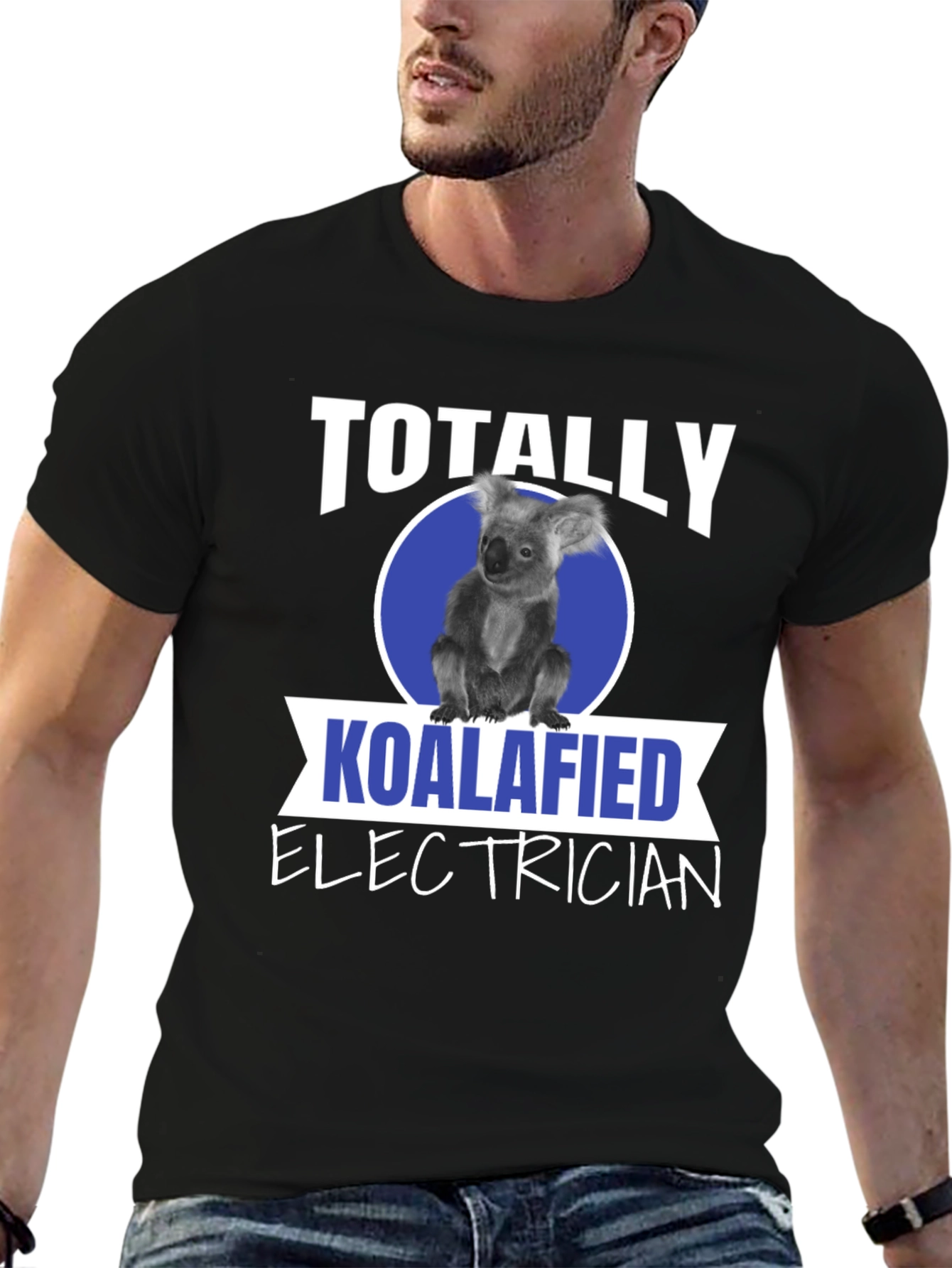 Koalafied Electrician T-Shirt Funny Electrician Gift Tee