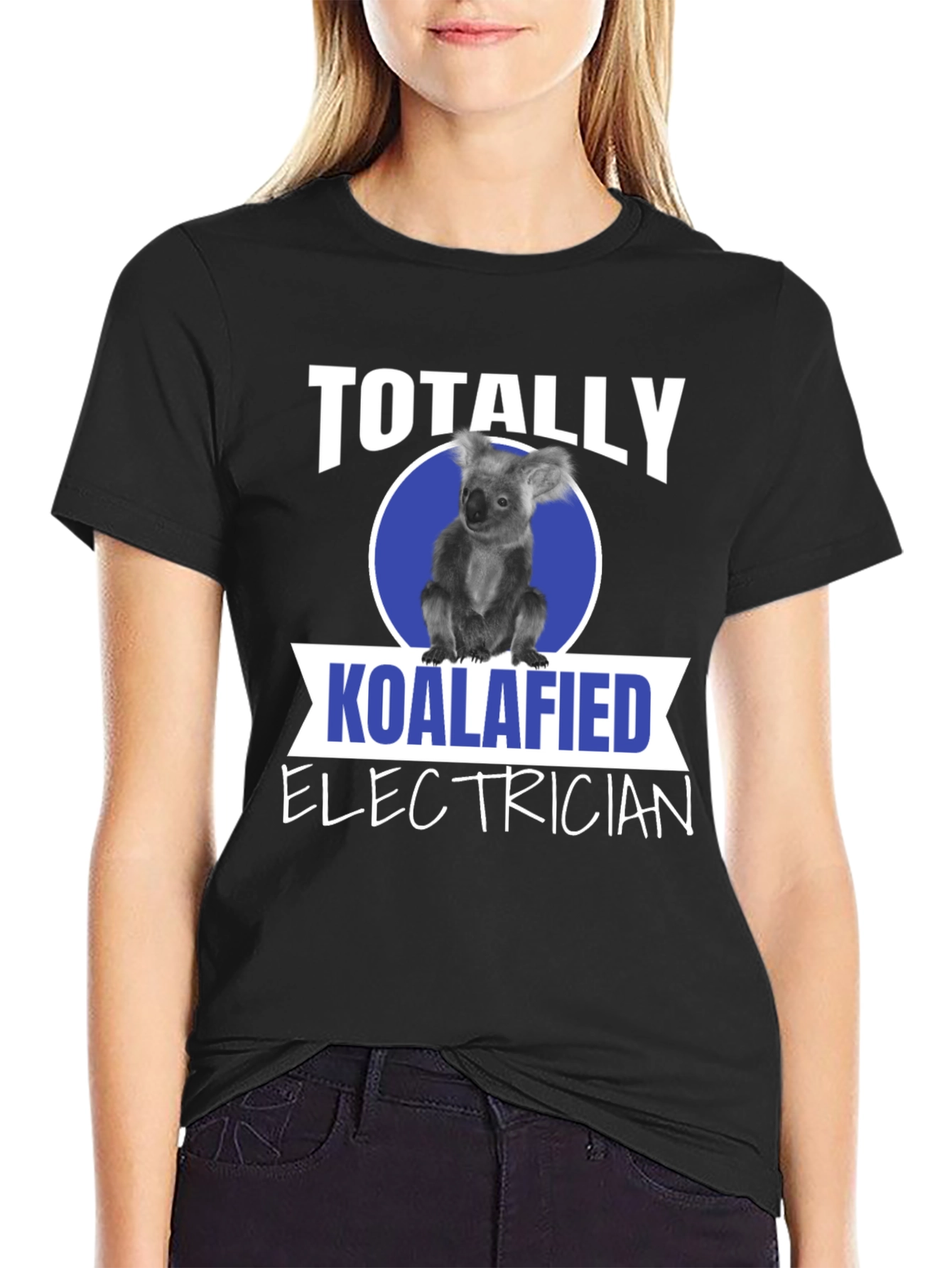 Koalafied Electrician T-Shirt Funny Electrician Gift Tee