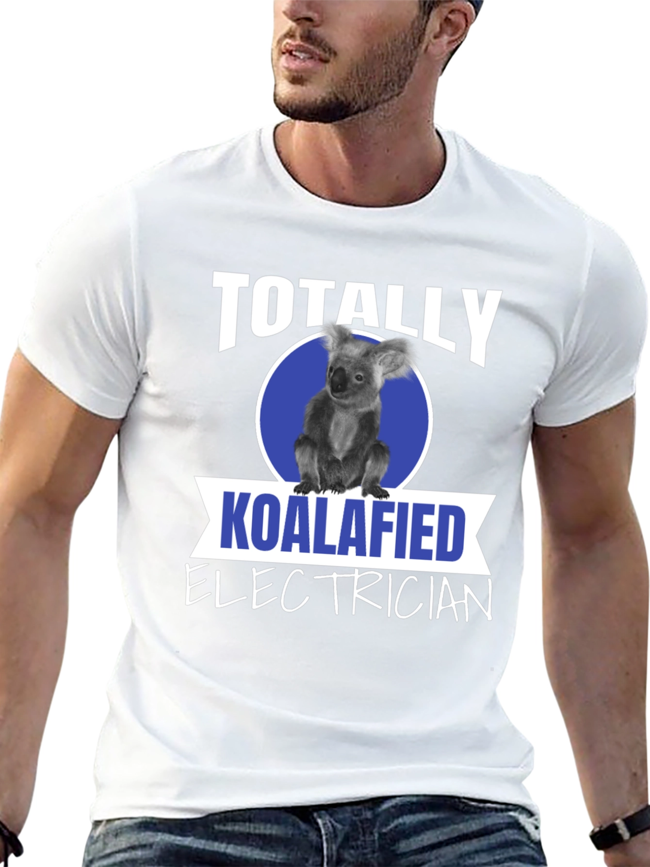 Koalafied Electrician T-Shirt Funny Electrician Gift Tee