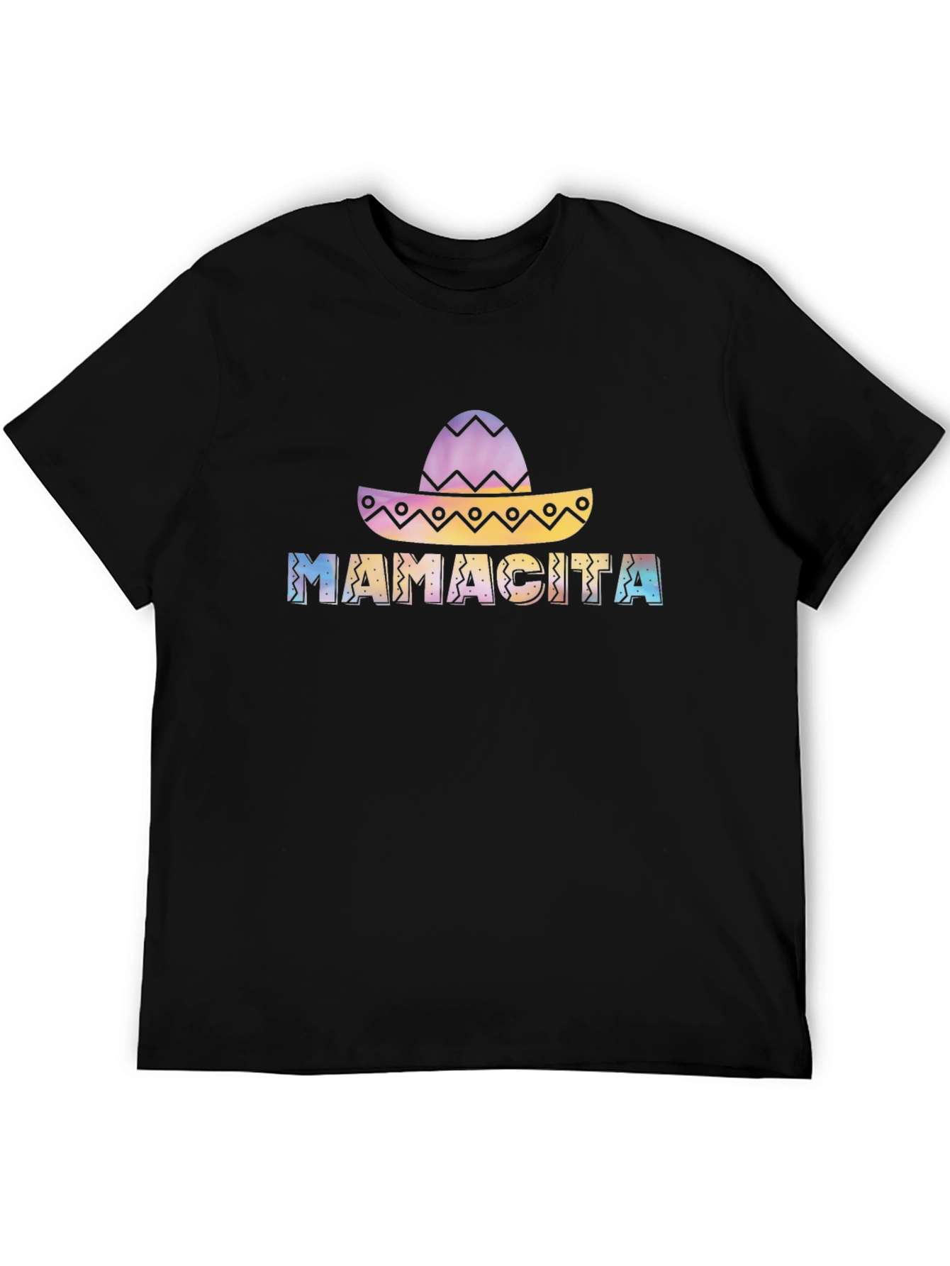 Mamacita Sombrero Graphic Tee - Black