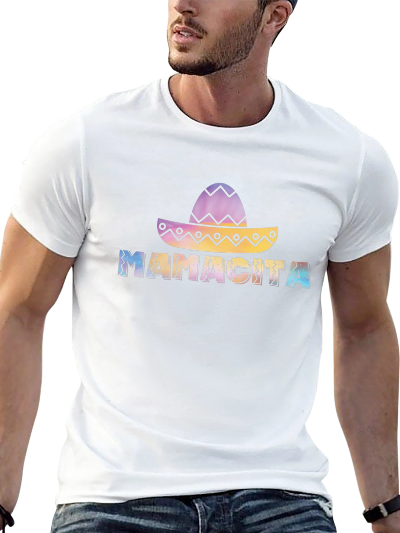 Mamacita Sombrero Graphic Tee - Black