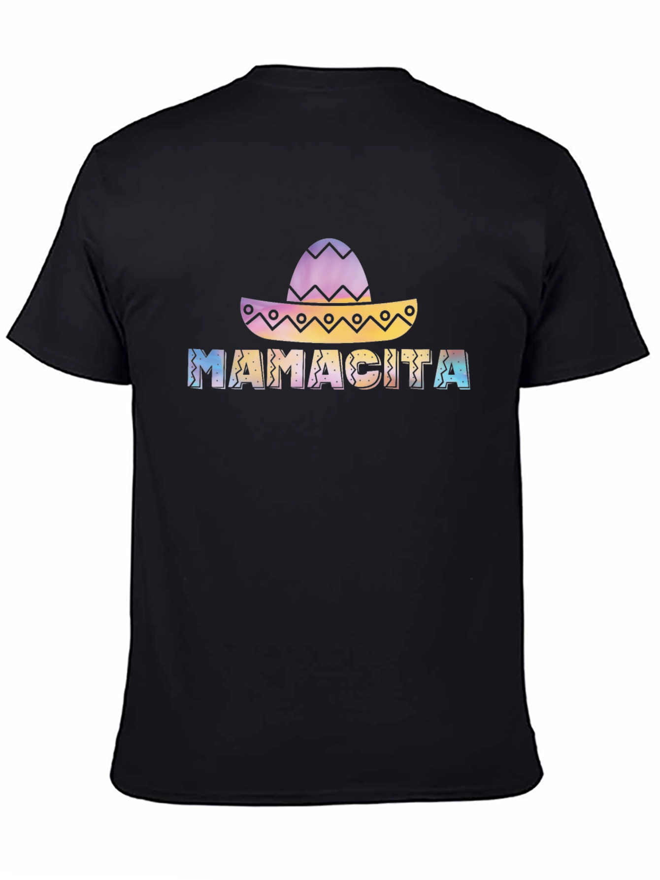 Mamacita Sombrero Graphic Tee - Black