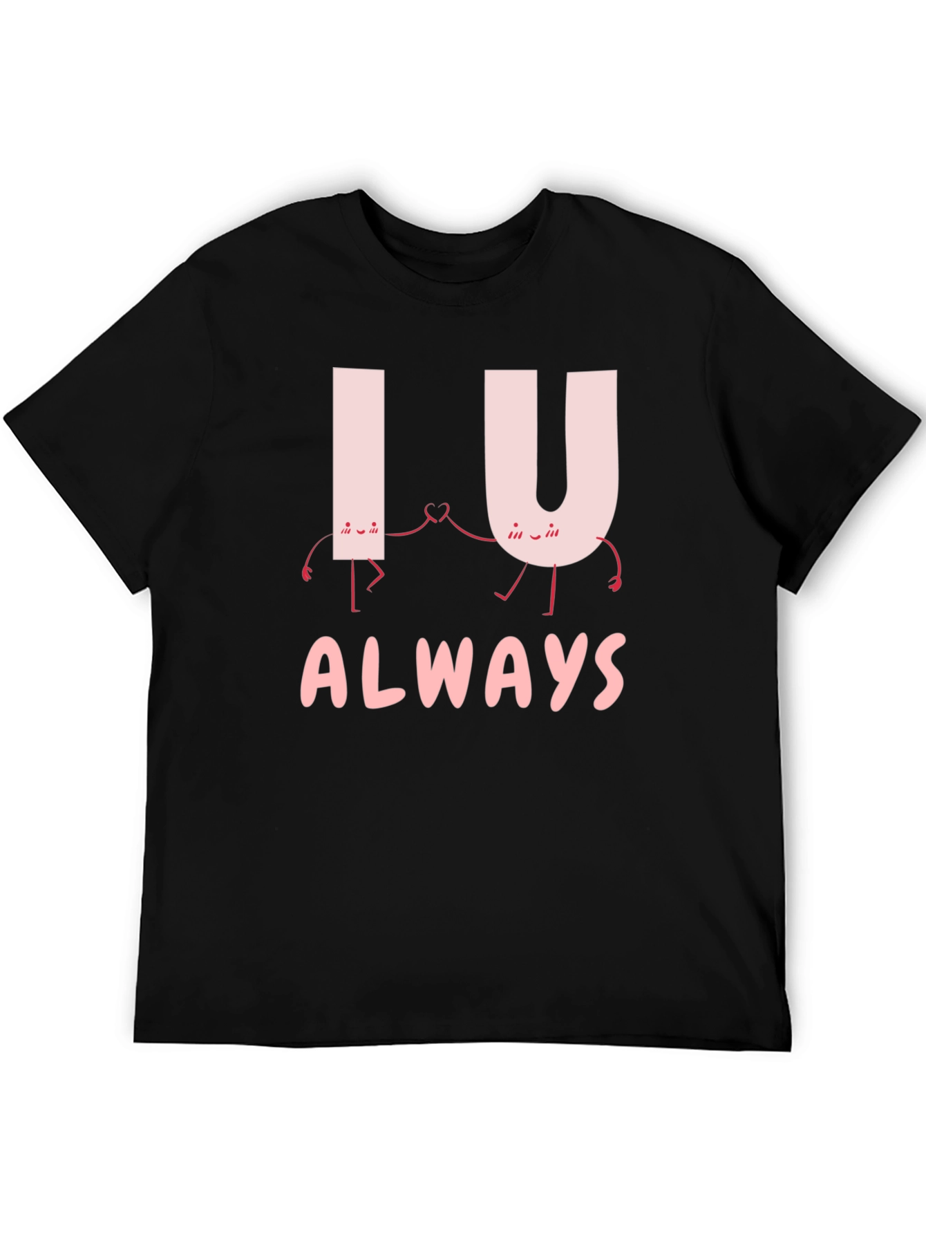 I U Always Graphic Tee - Black