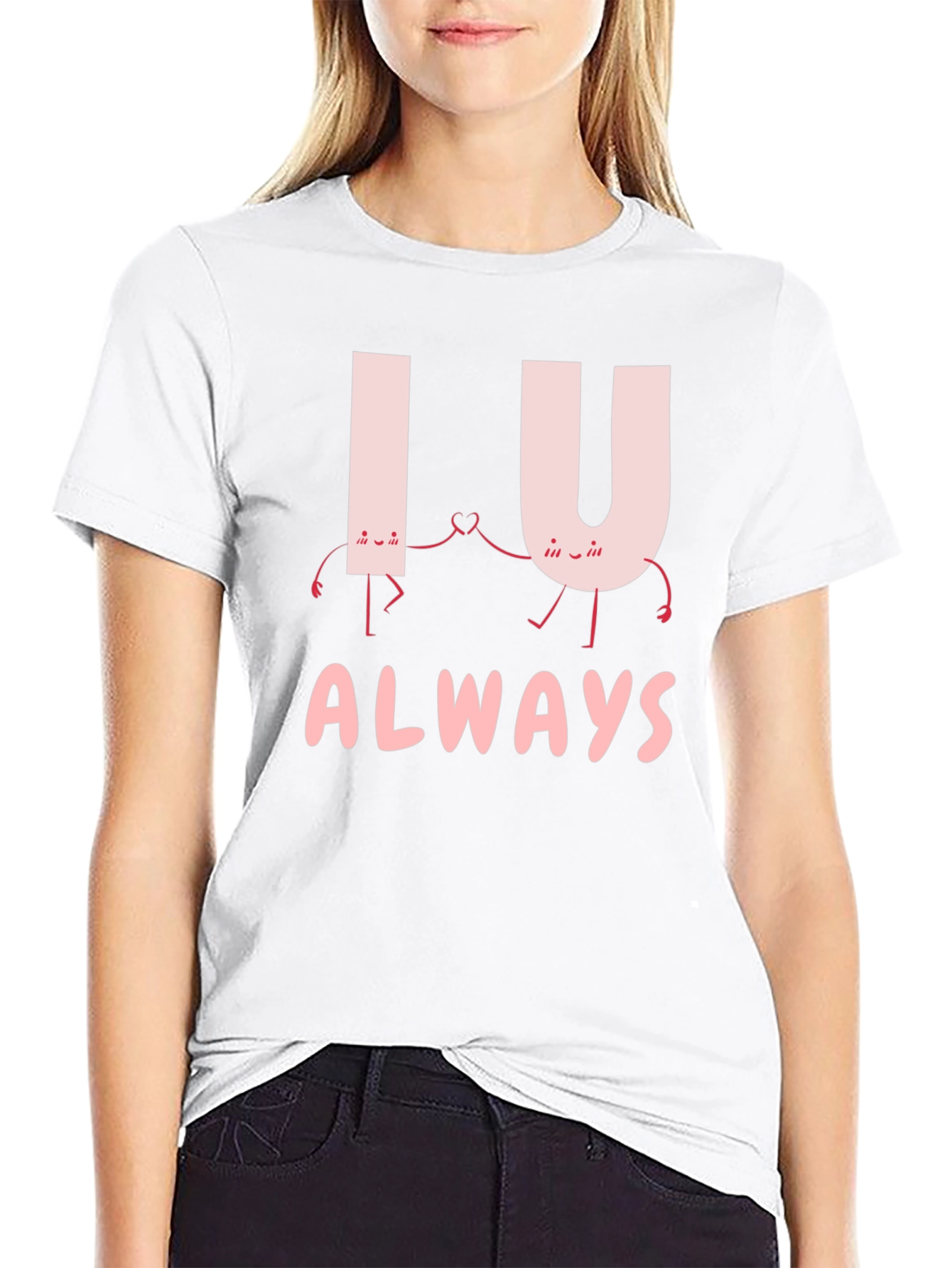 I U Always Graphic Tee - Black