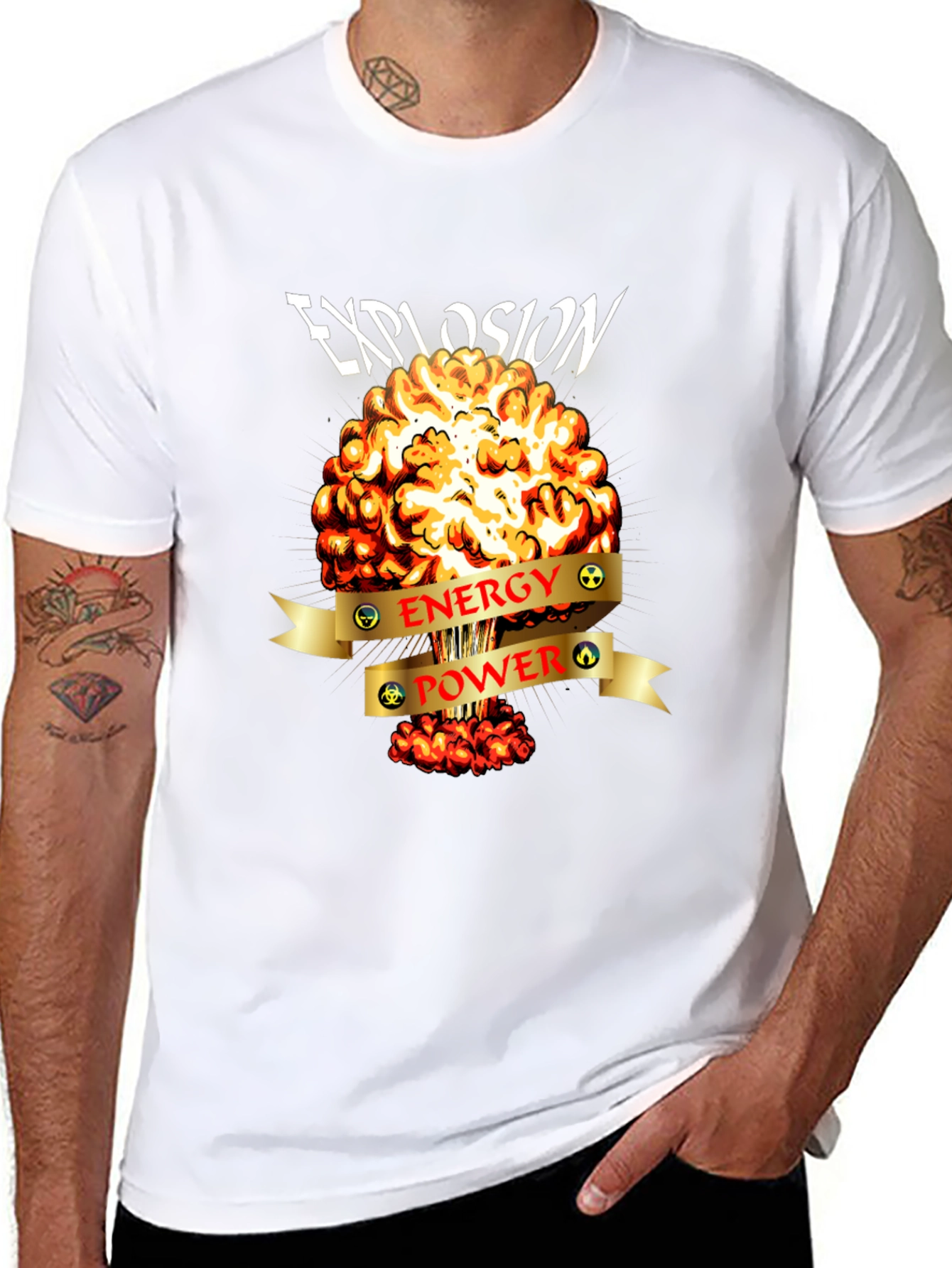 Explosion Energy Power Graphic Tee