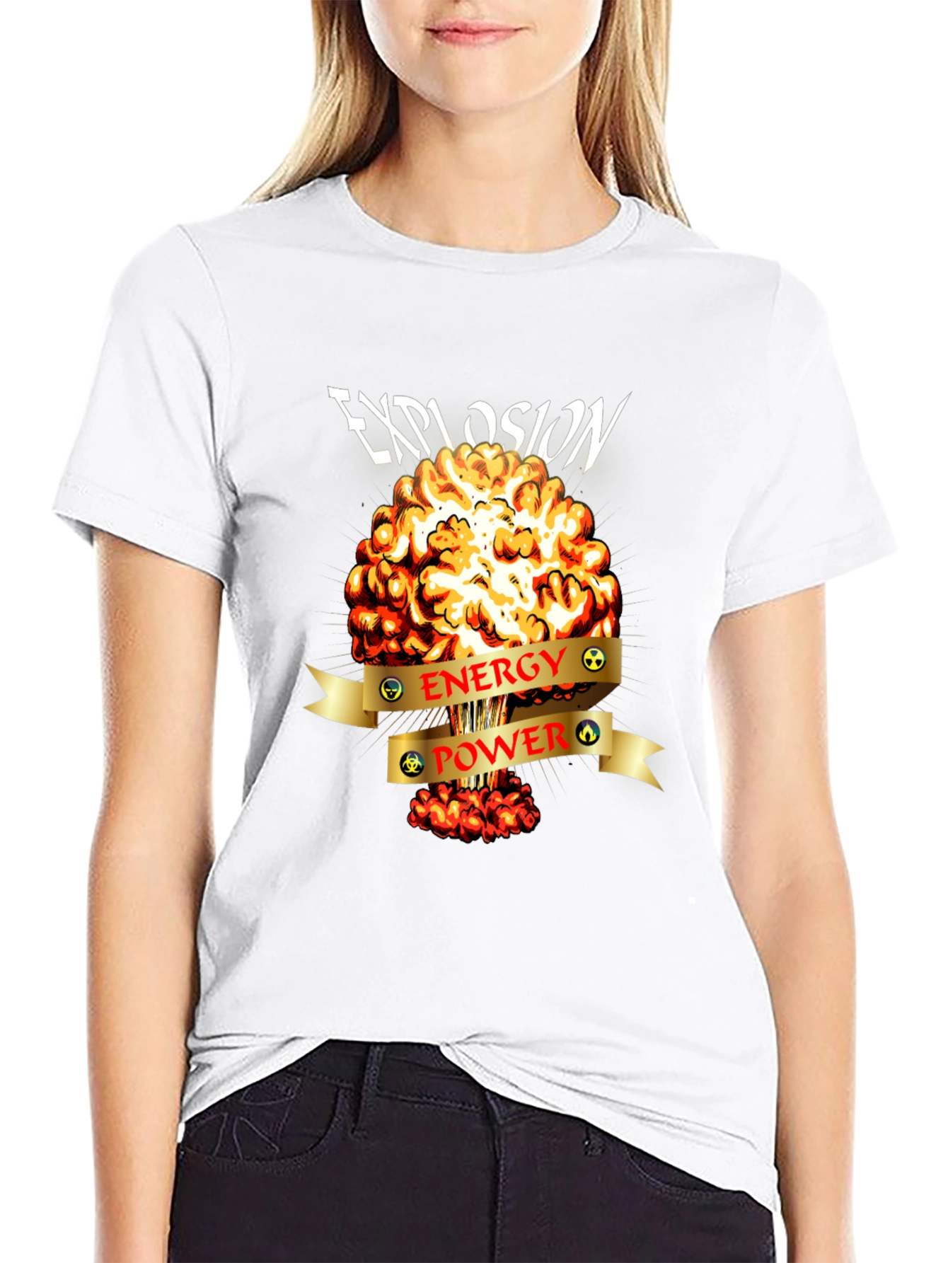 Explosion Energy Power Graphic Tee