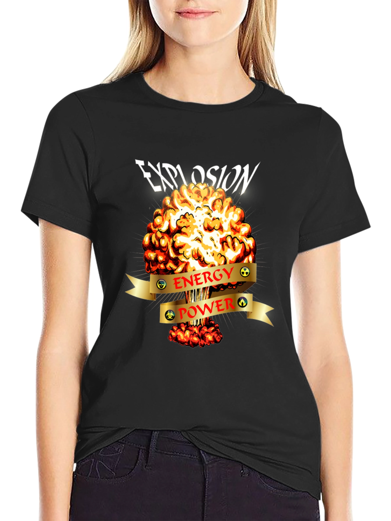 Explosion Energy Power Graphic Tee