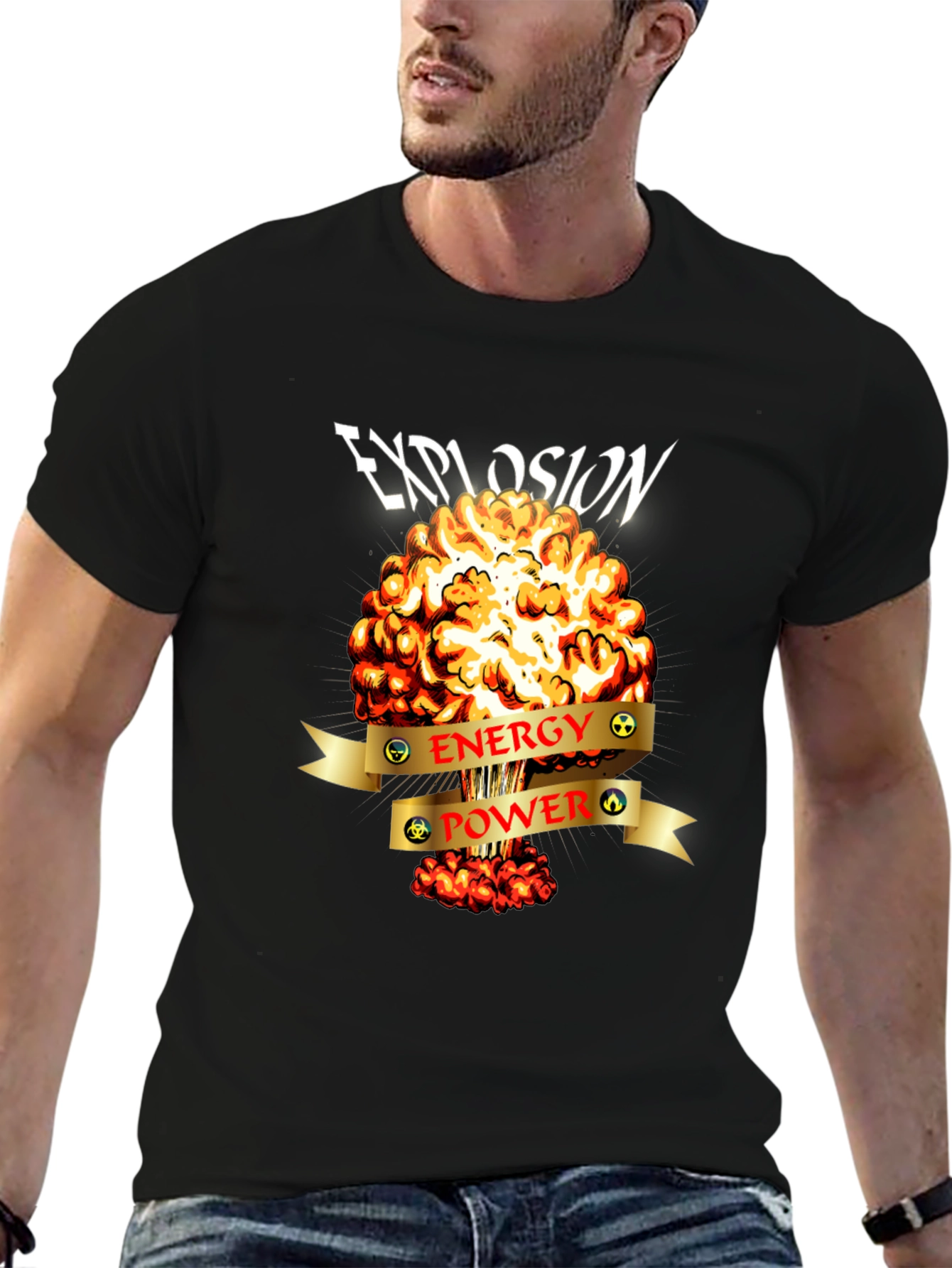 Explosion Energy Power Graphic Tee