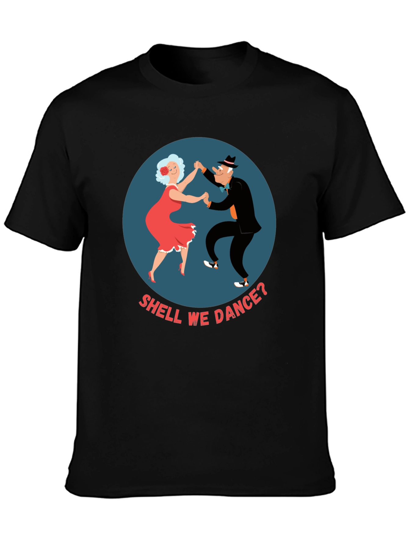 Shall We Dance T-Shirt - Retro Couple Graphic Tee