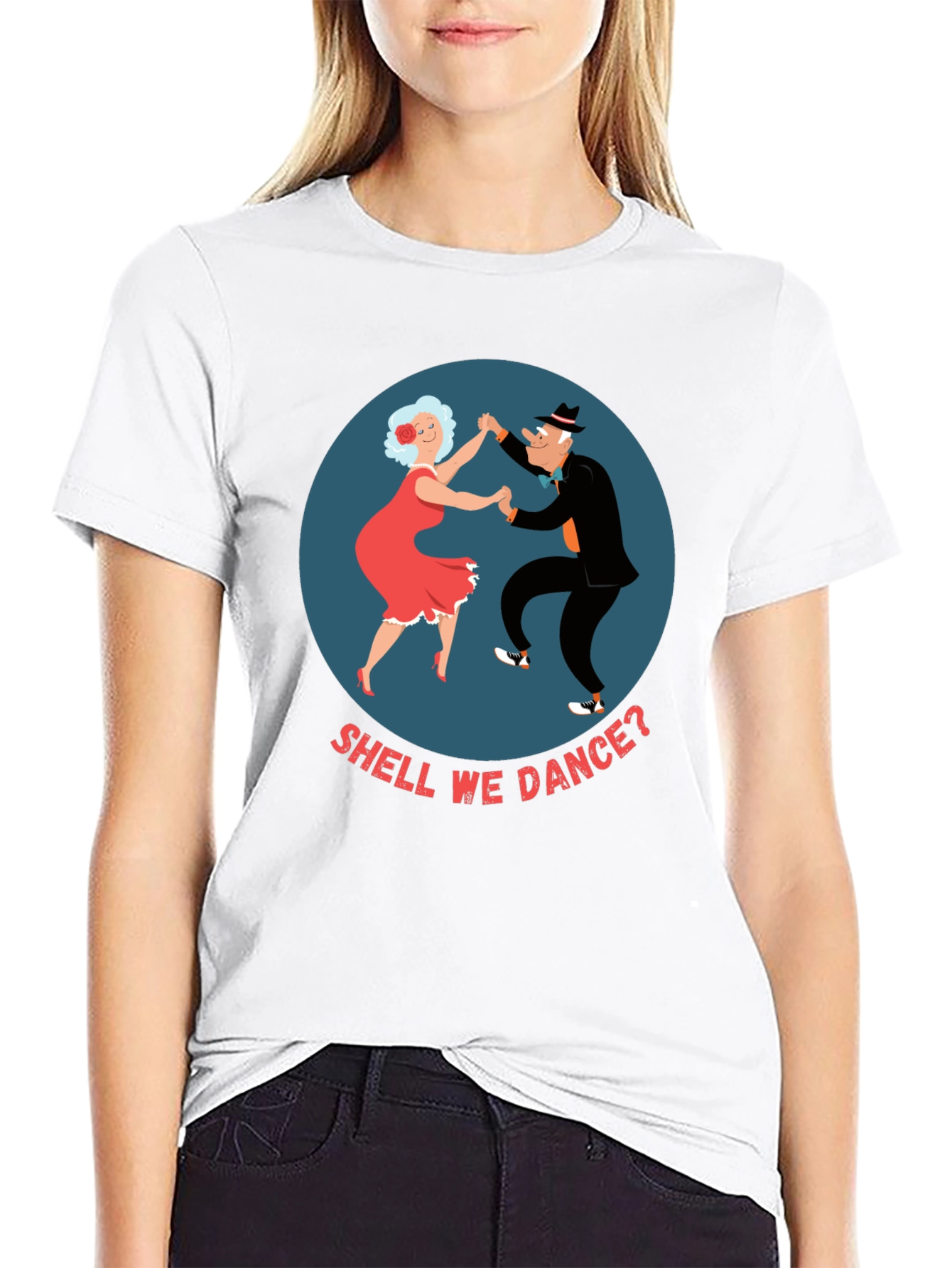 Shall We Dance T-Shirt - Retro Couple Graphic Tee