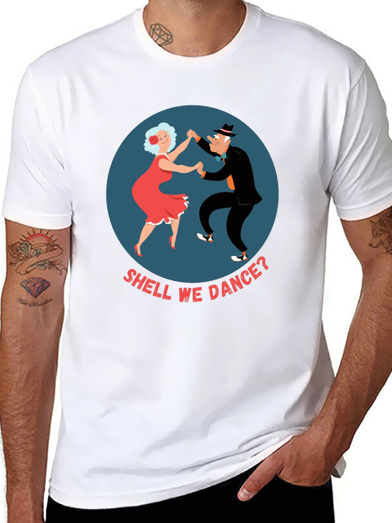 Shall We Dance T-Shirt - Retro Couple Graphic Tee