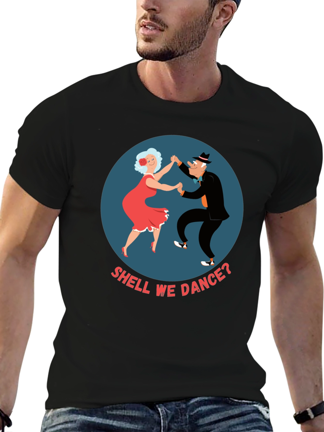 Shall We Dance T-Shirt - Retro Couple Graphic Tee