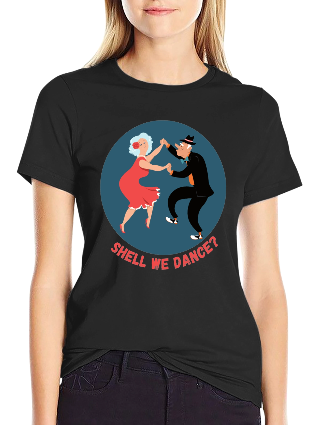 Shall We Dance T-Shirt - Retro Couple Graphic Tee