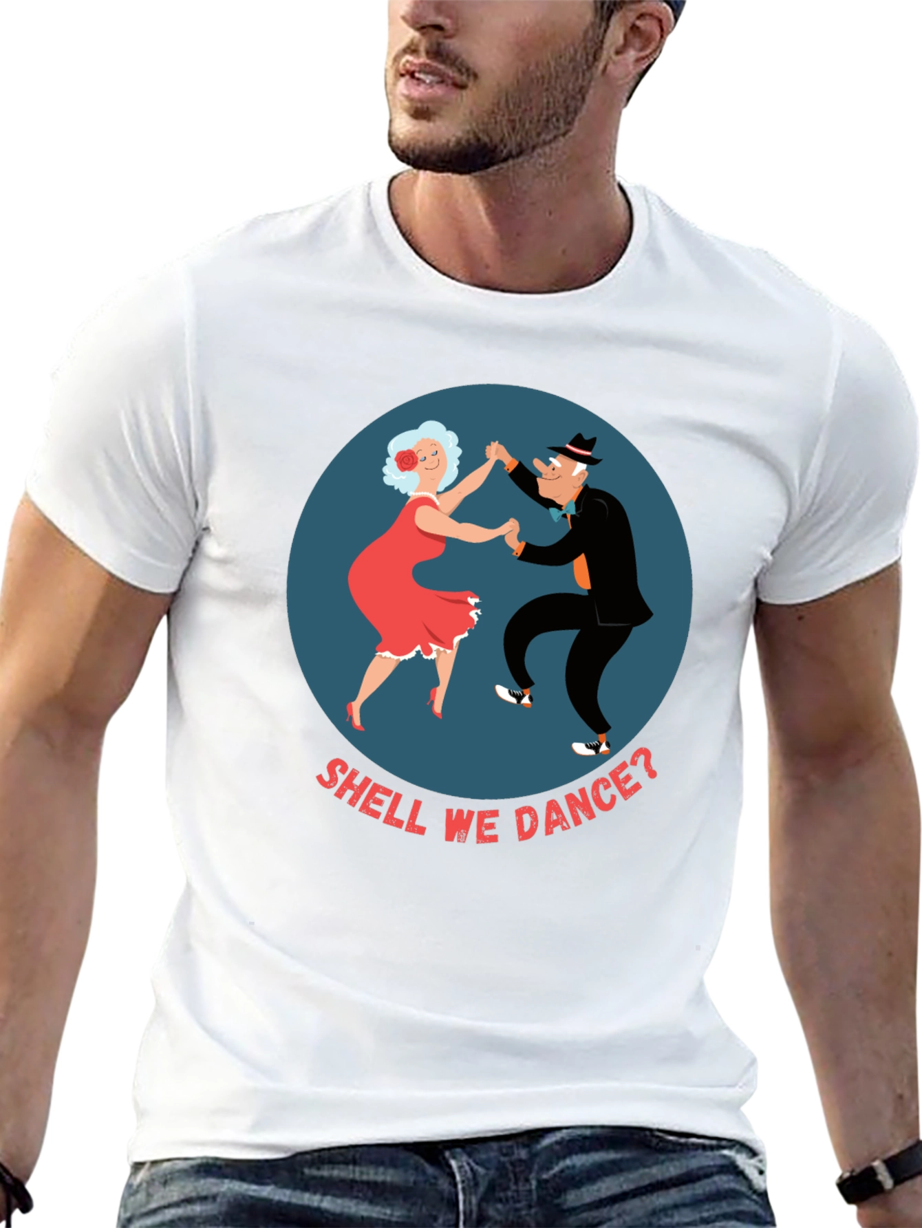 Shall We Dance T-Shirt - Retro Couple Graphic Tee