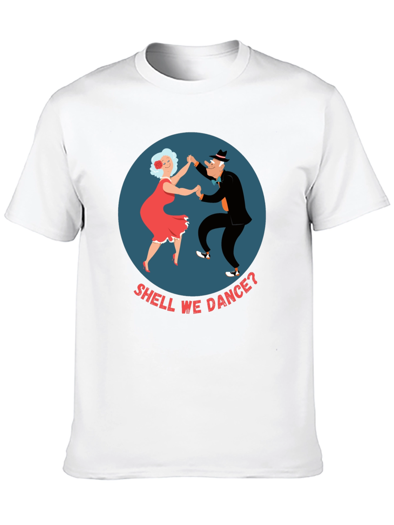 Shall We Dance T-Shirt - Retro Couple Graphic Tee