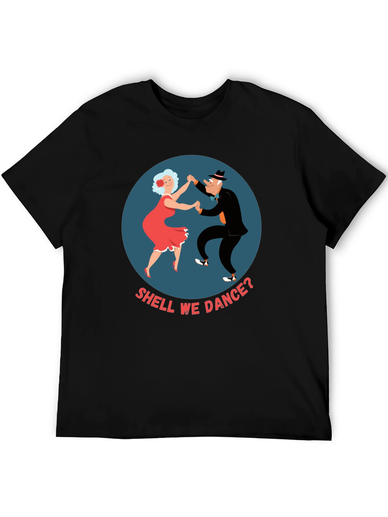 Shall We Dance T-Shirt - Retro Couple Graphic Tee