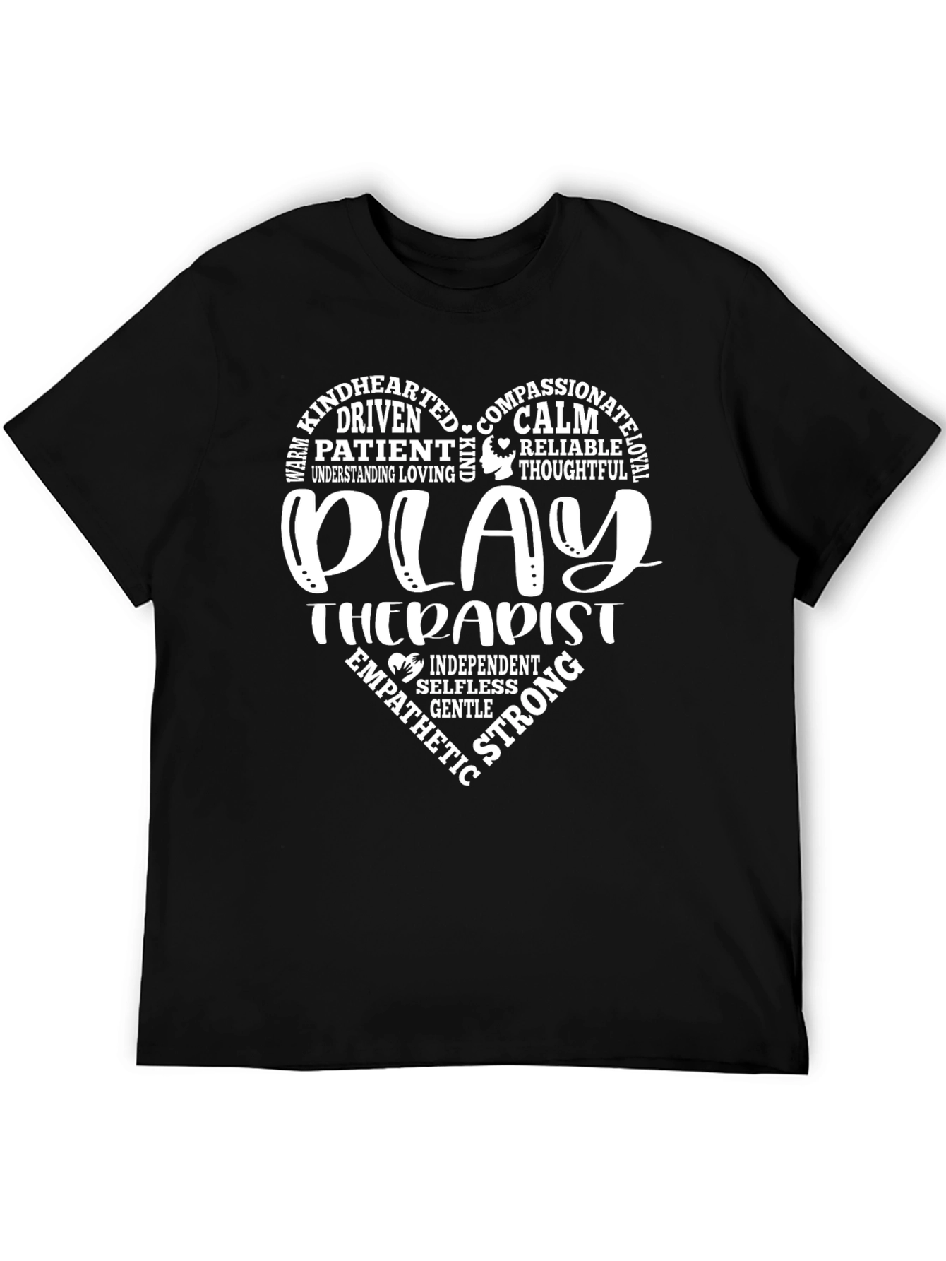 Play Therapist Heart Graphic T-Shirt