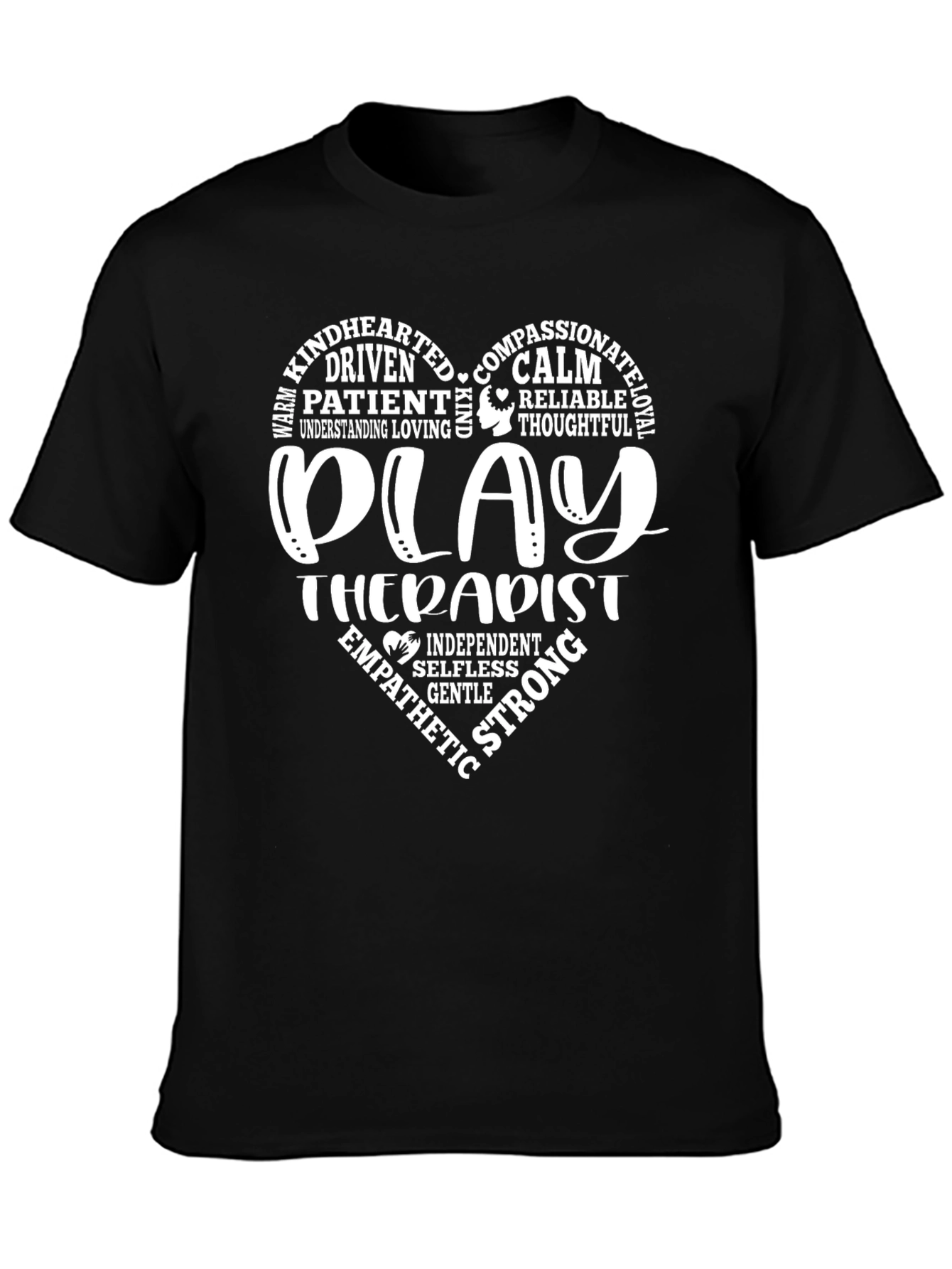 Play Therapist Heart Graphic T-Shirt