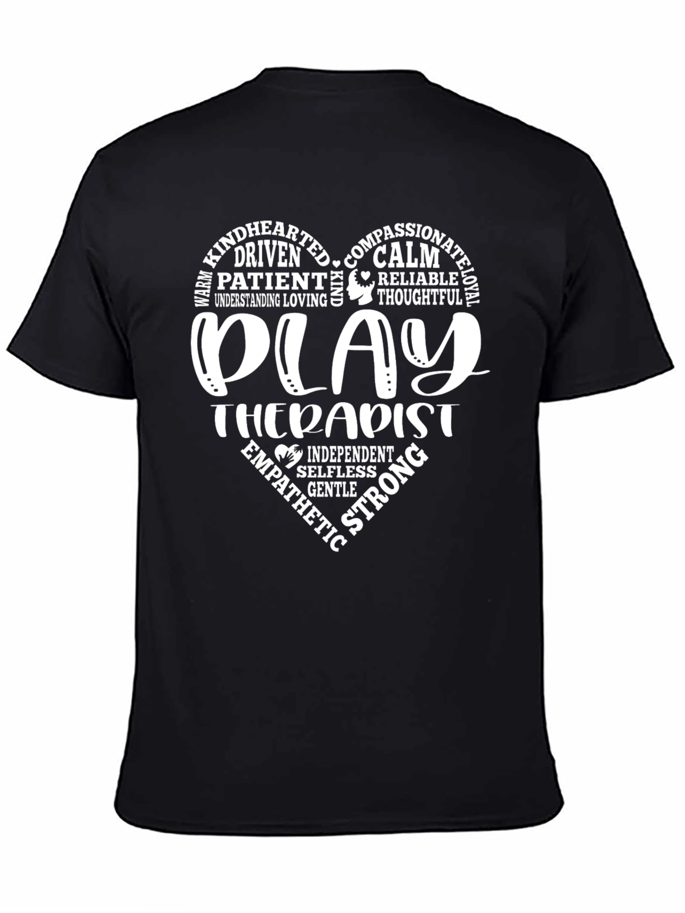 Play Therapist Heart Graphic T-Shirt