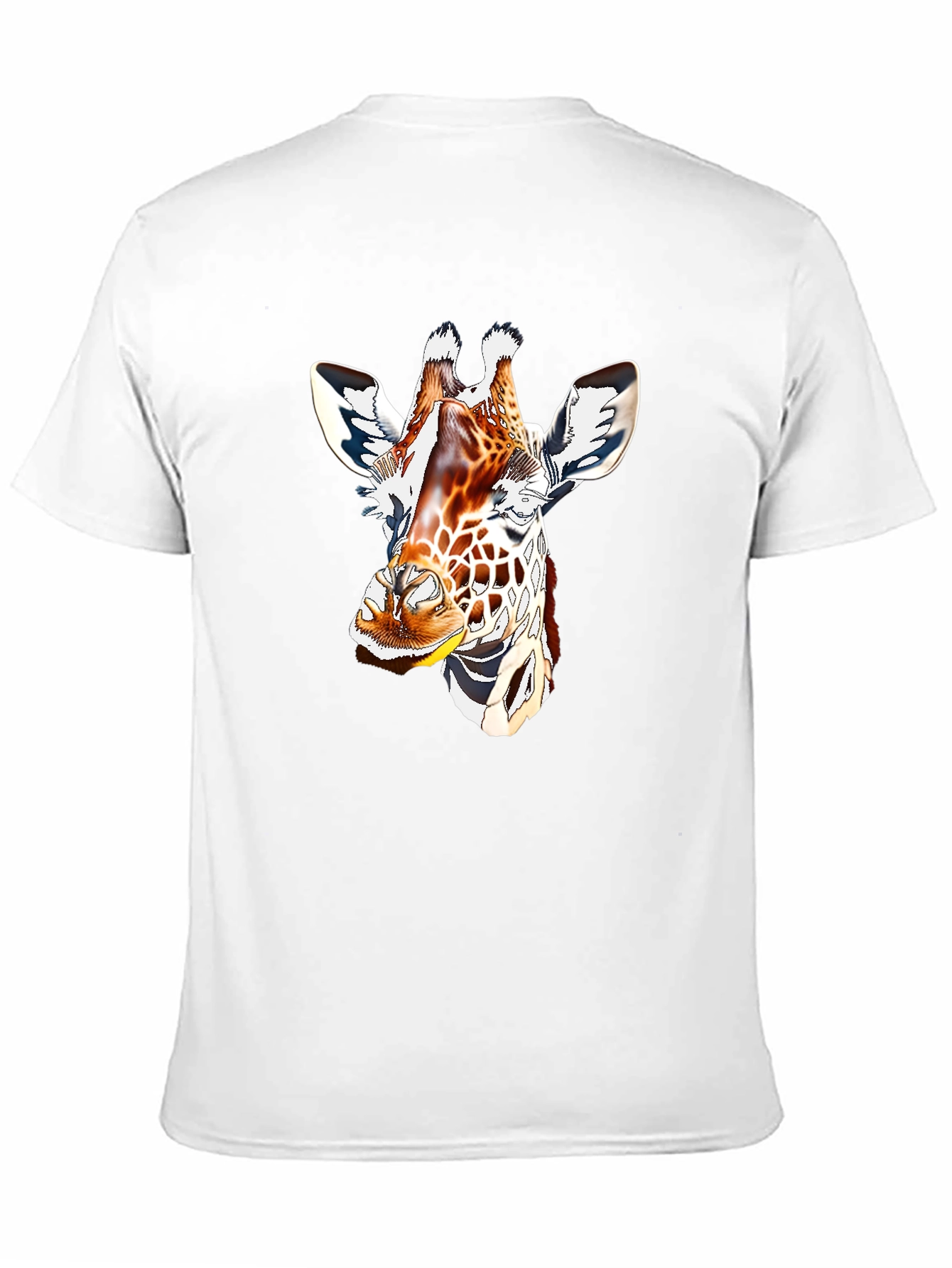 Giraffe Graphic Tee - Mens Black T-Shirt