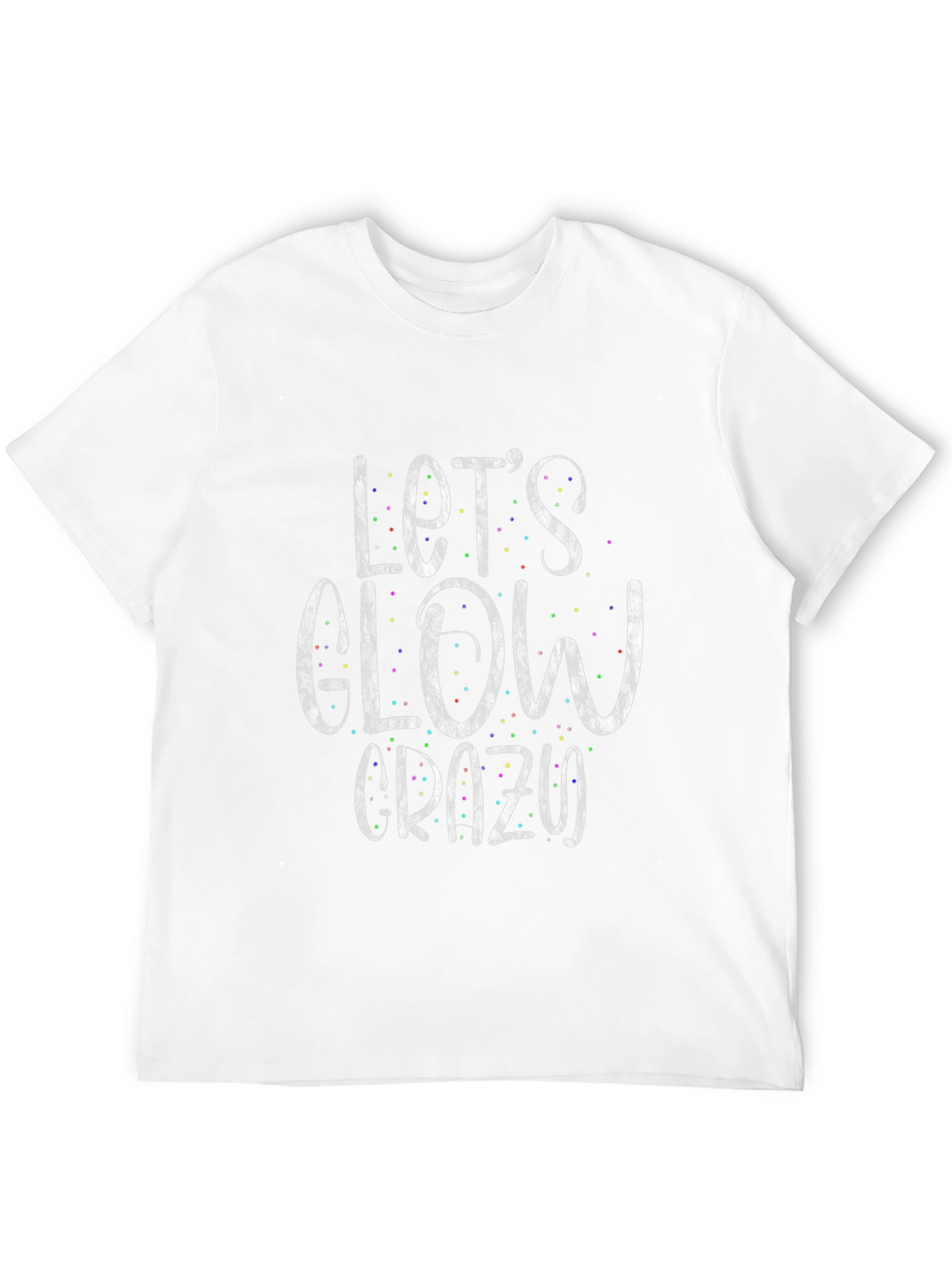 Lets Glow Crazy Black Tee