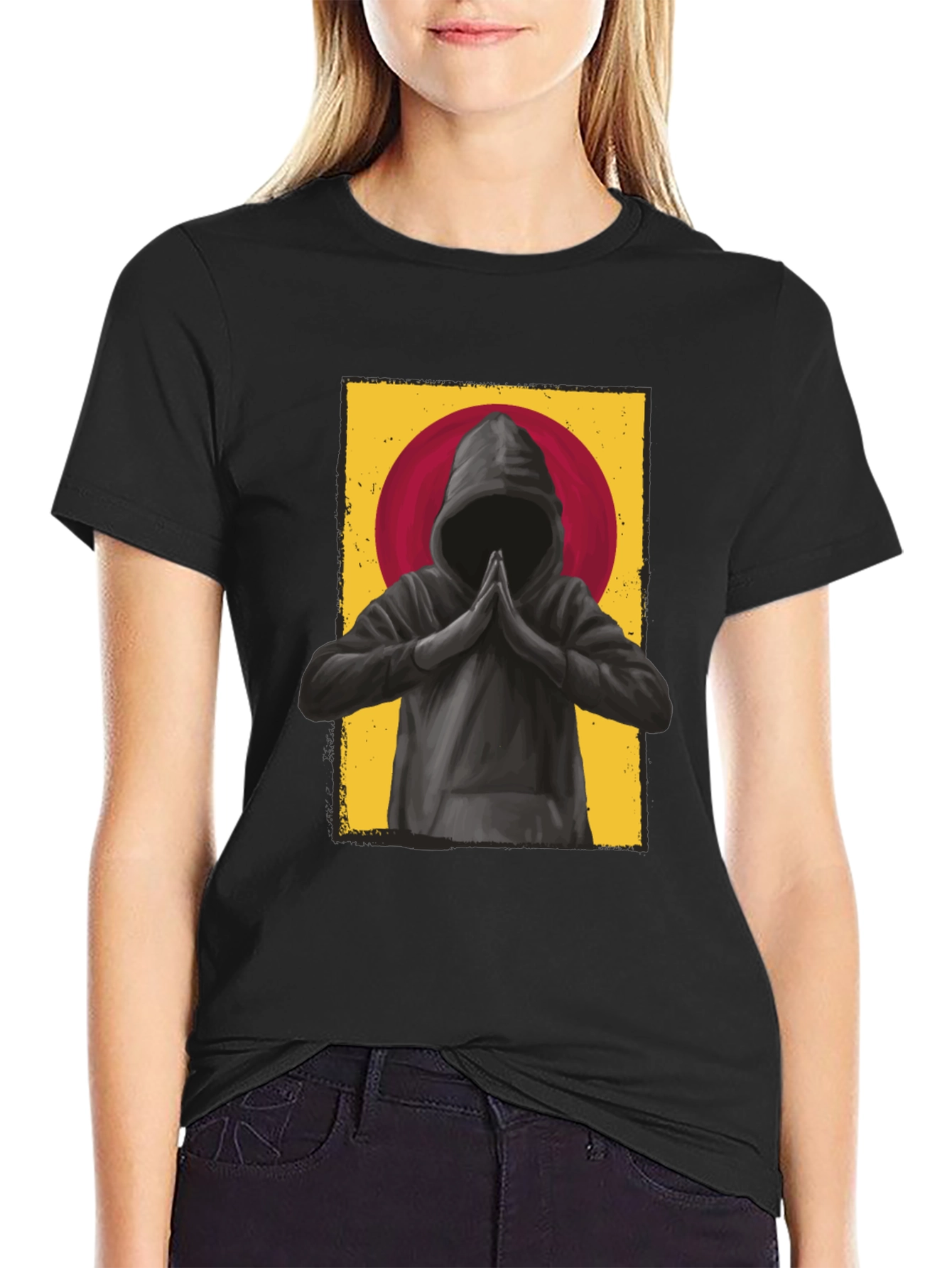 Monk Graphic Tee - Spiritual Zen Style