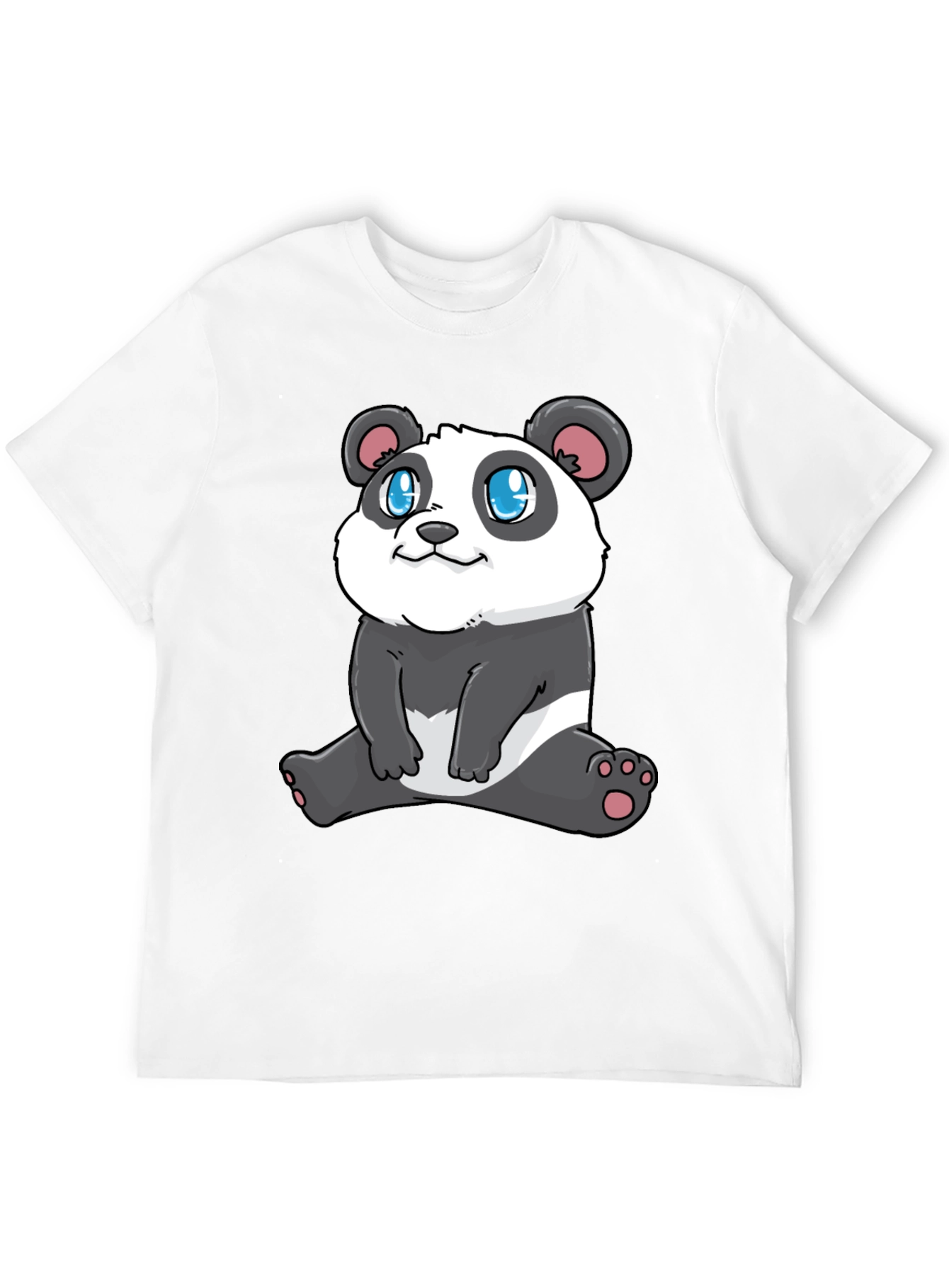 Cute Panda Graphic Tee - Stylish Black T-Shirt