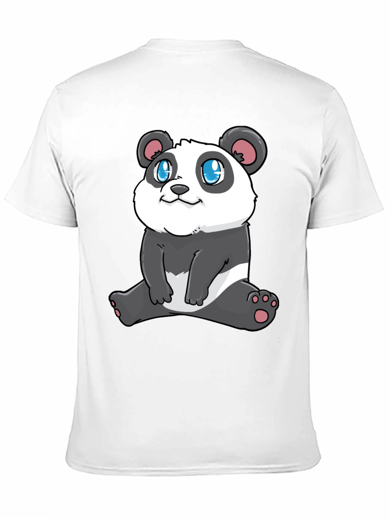 Cute Panda Graphic Tee - Stylish Black T-Shirt