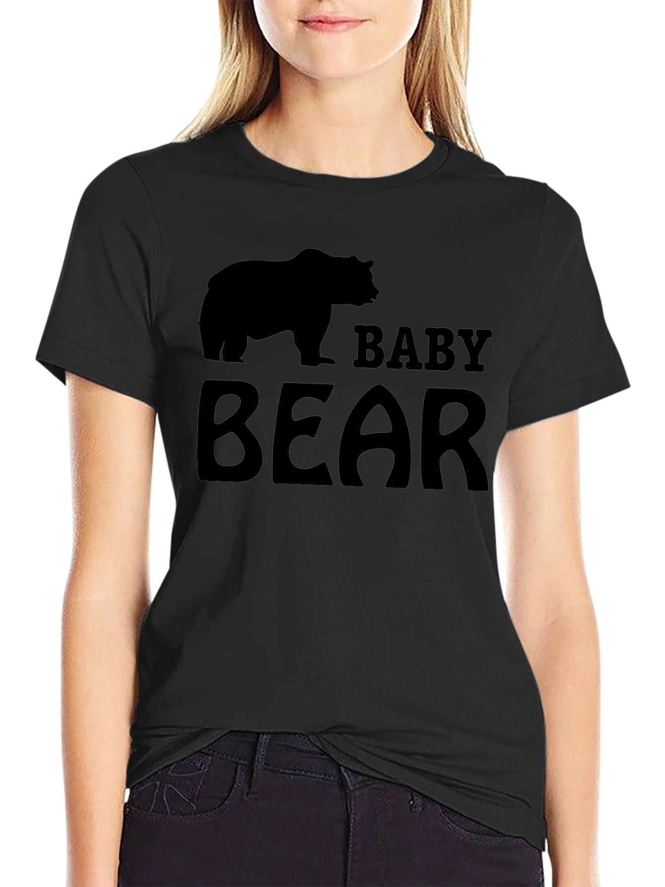 Baby Bear Black T-Shirt