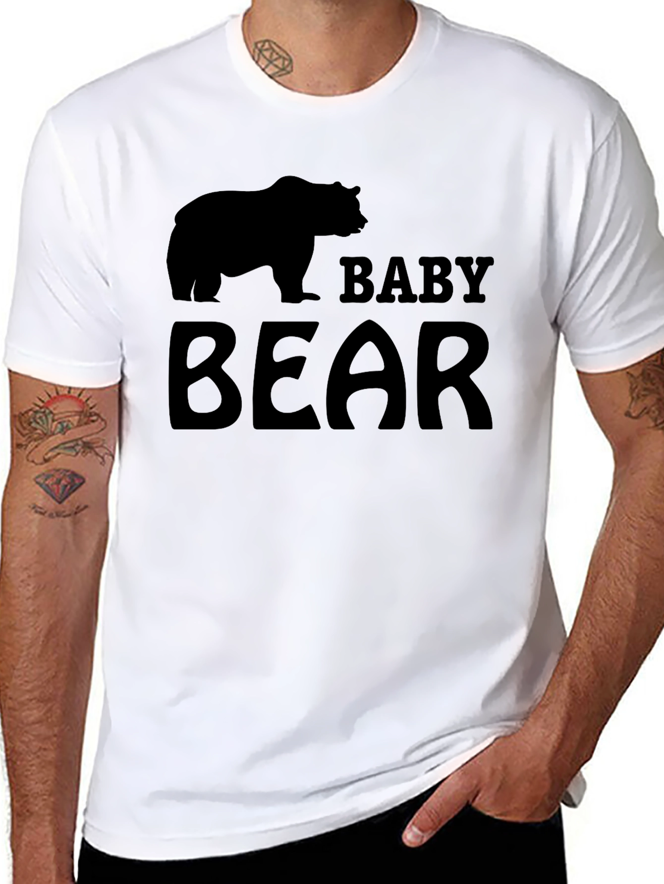 Baby Bear Black T-Shirt