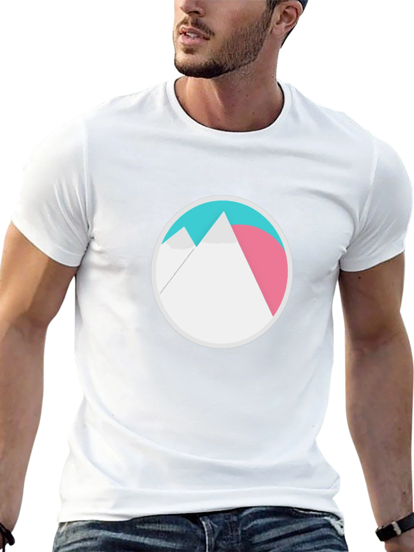 Mountain Graphic Tee - Circular Design