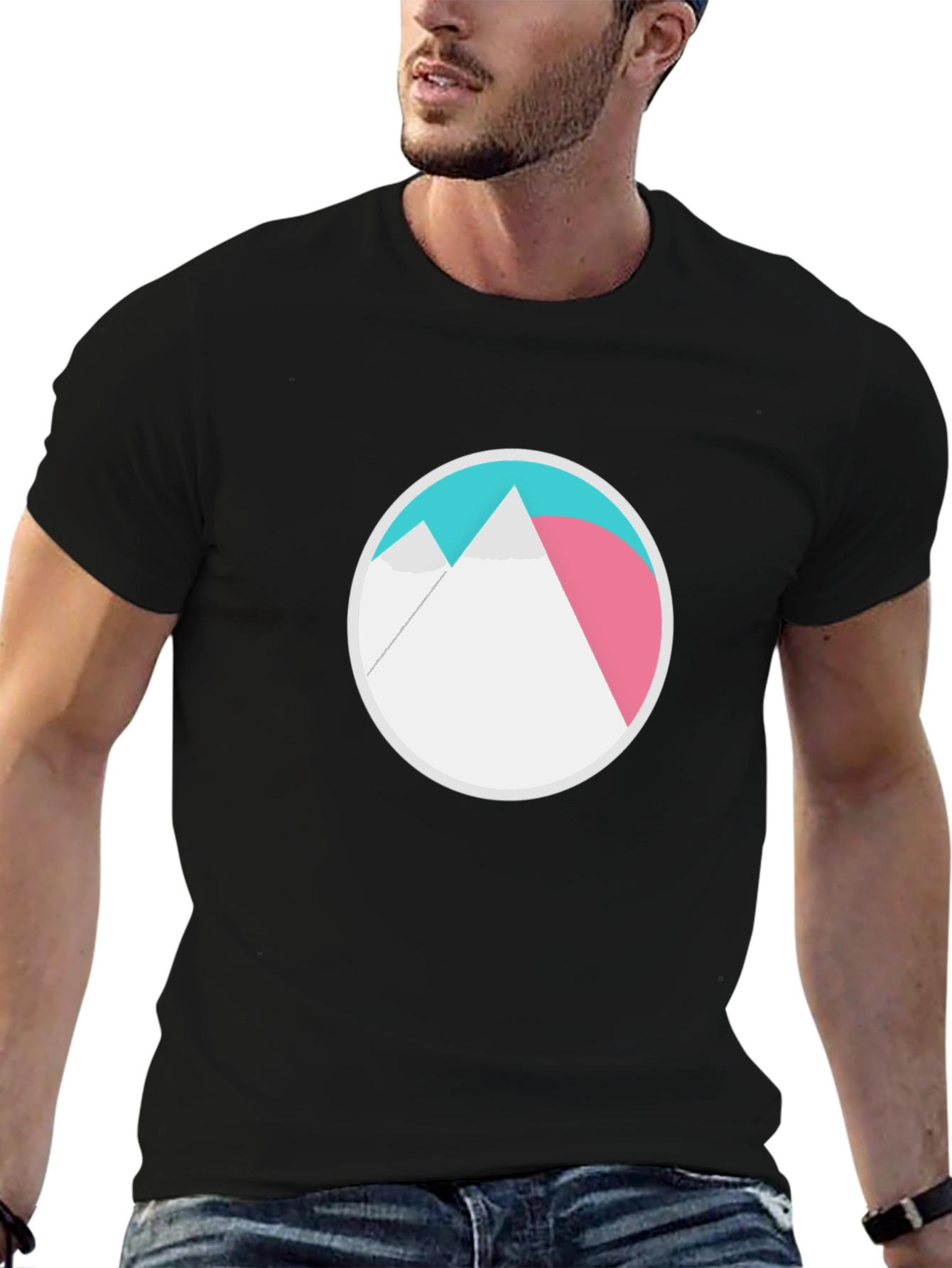 Mountain Graphic Tee - Circular Design