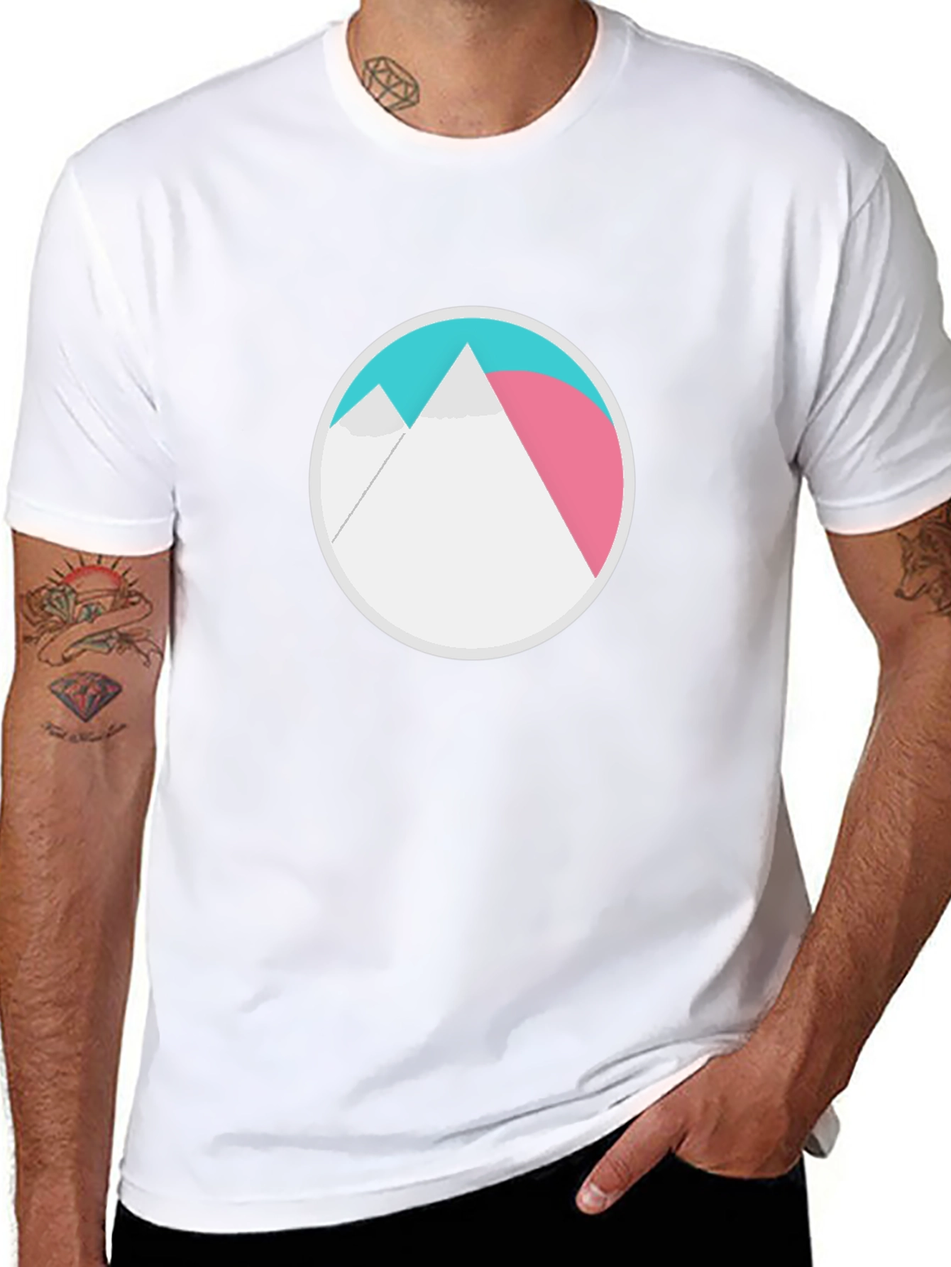 Mountain Graphic Tee - Circular Design