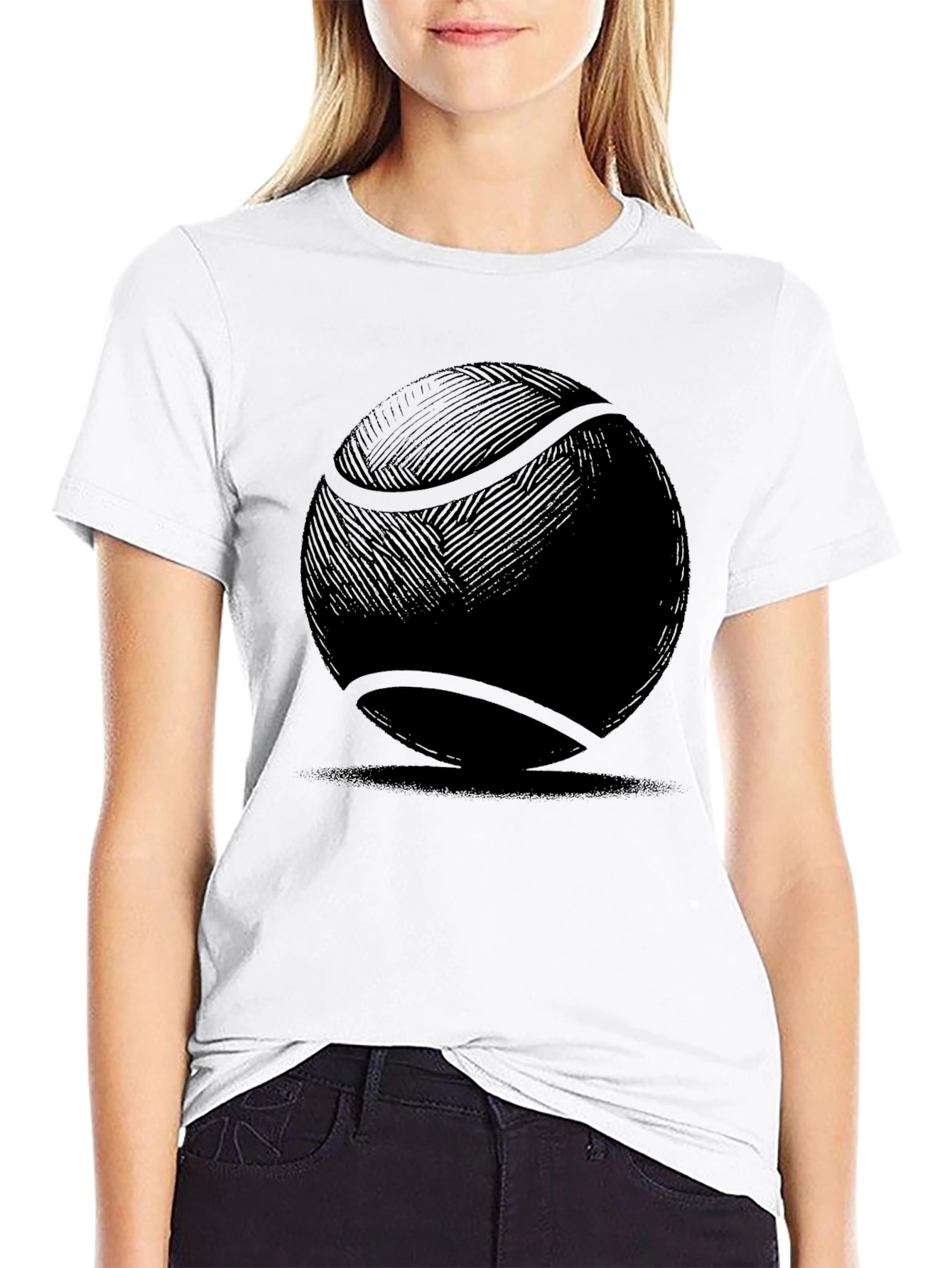 Tennis Ball Graphic Tee - Unique Sportswear