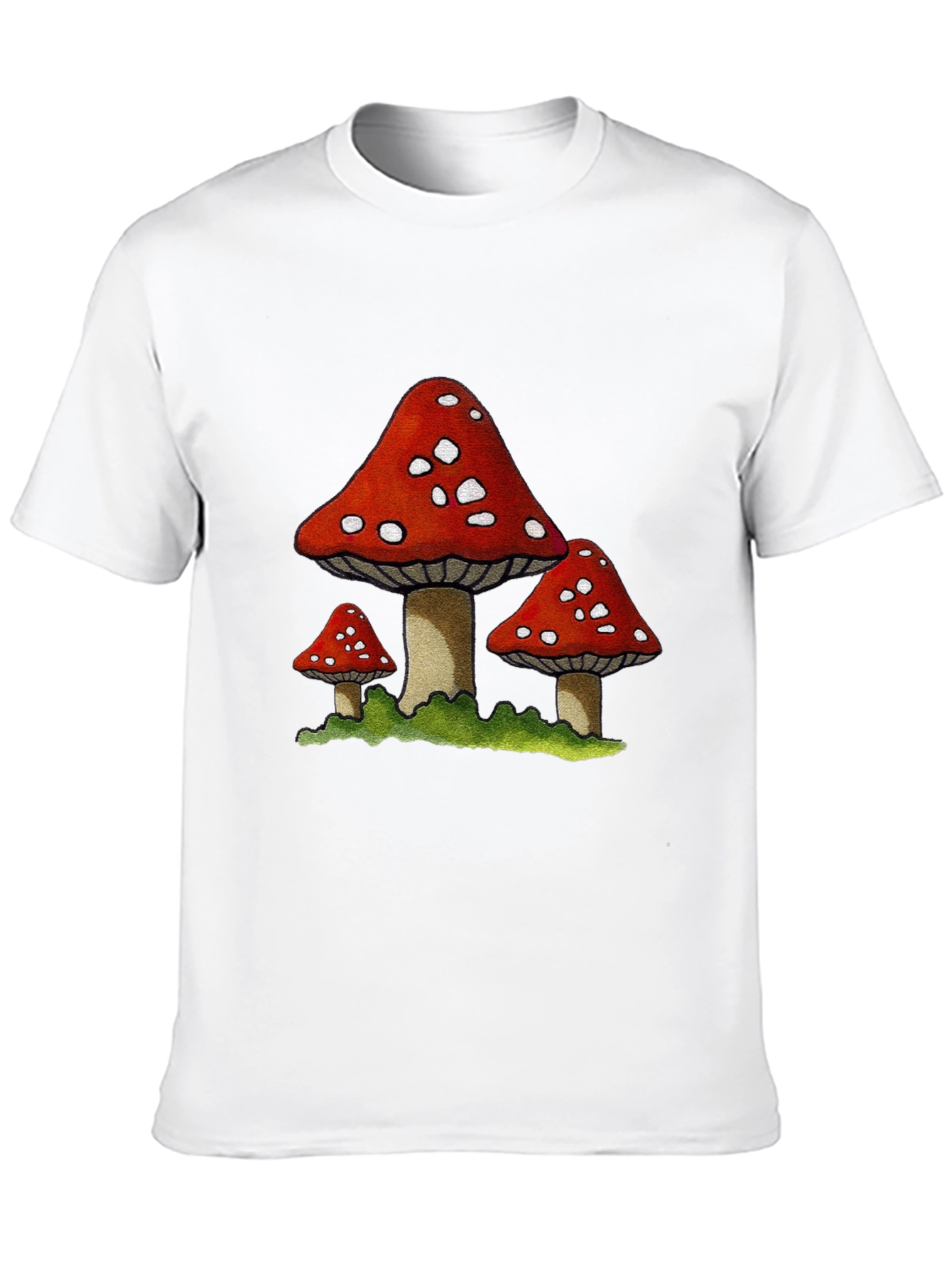 Mushroom Graphic Print T-Shirt