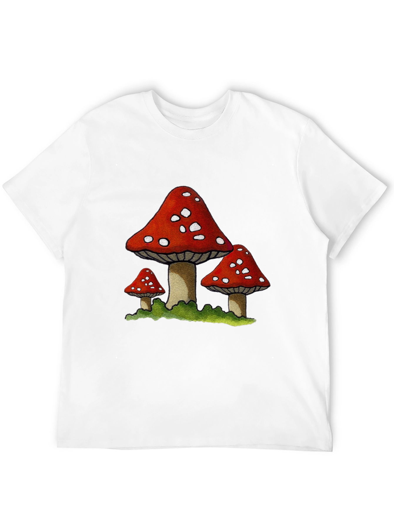 Mushroom Graphic Print T-Shirt