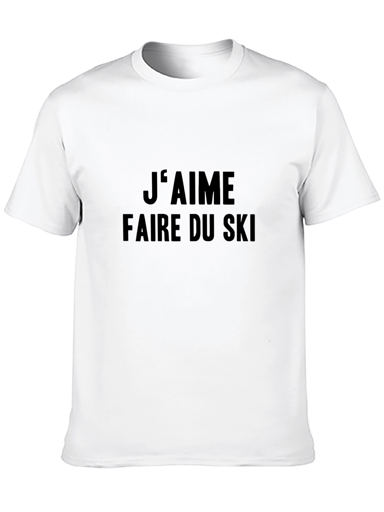 Jaime Faire du Ski T-Shirt - Skiing Lover Tee
