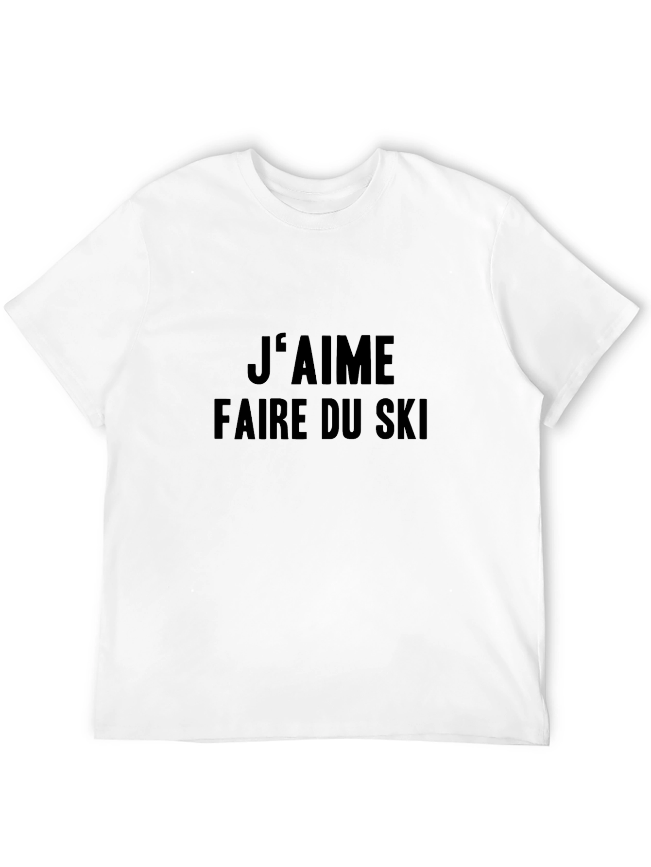 Jaime Faire du Ski T-Shirt - Skiing Lover Tee