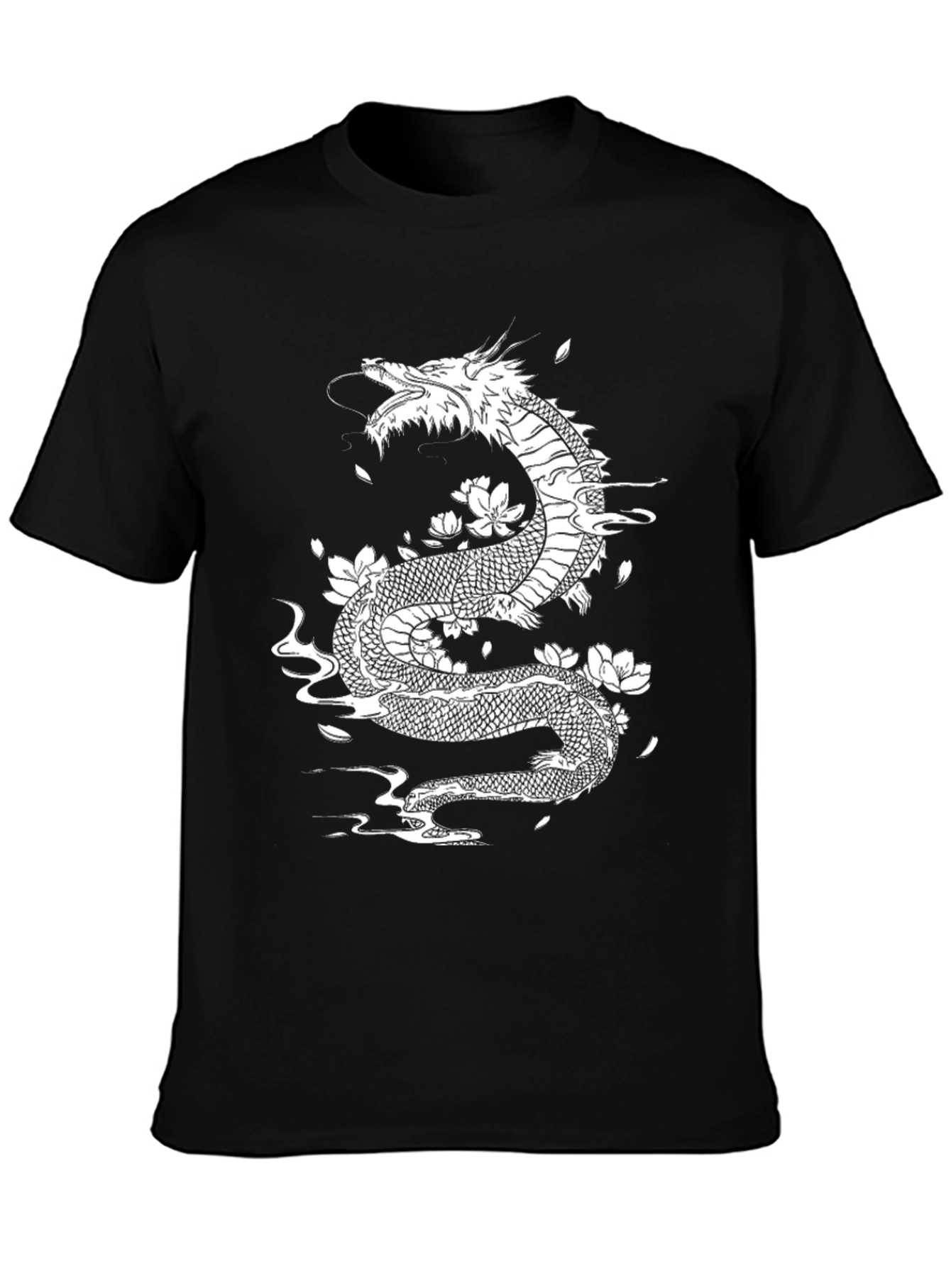 Dragon & Lotus Graphic Tee