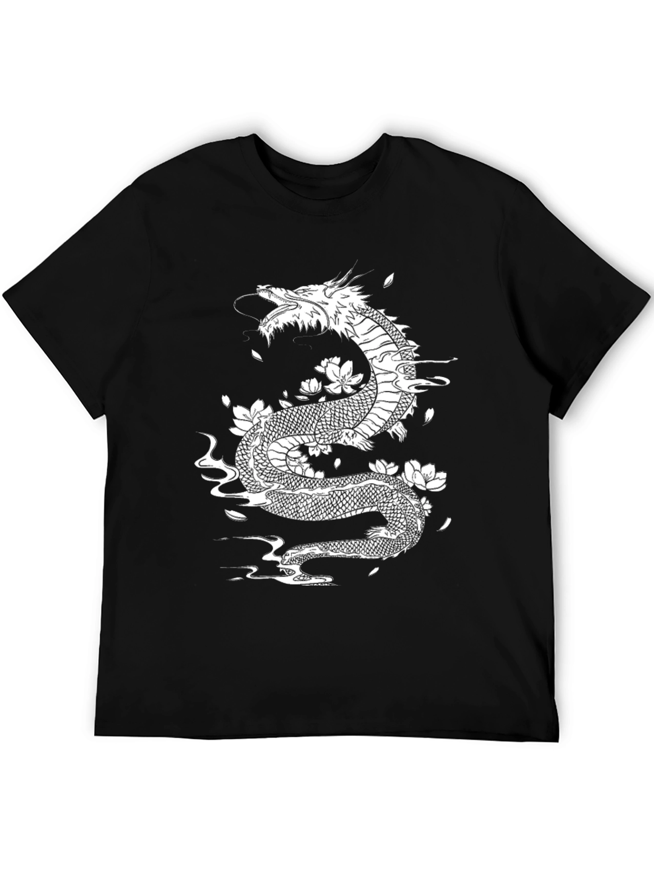 Dragon & Lotus Graphic Tee