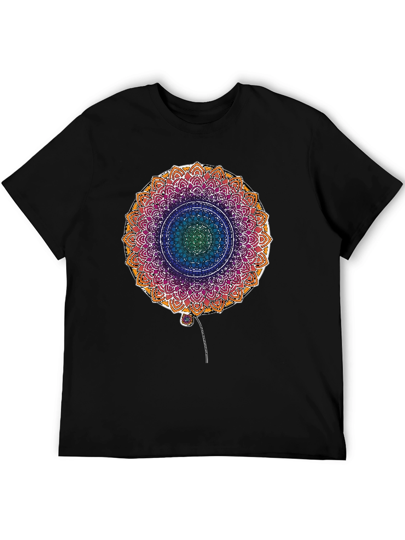 Mandala Flower Graphic Print T-Shirt